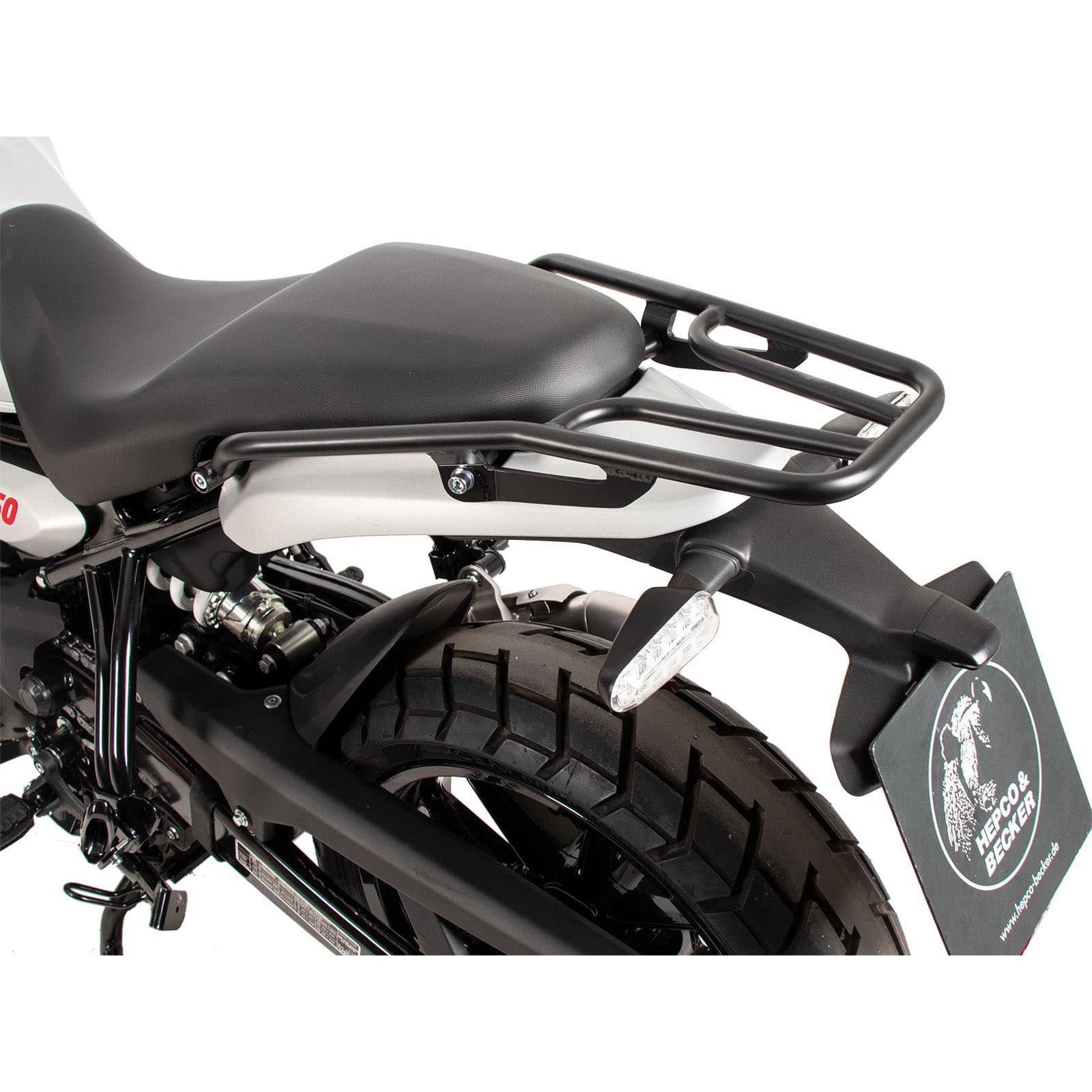 Hepco & Becker Gepäckbrücke Rohr schwarz für Royal Enfield Guerilla 450 - Motorradzubehör - Motorradgepäck