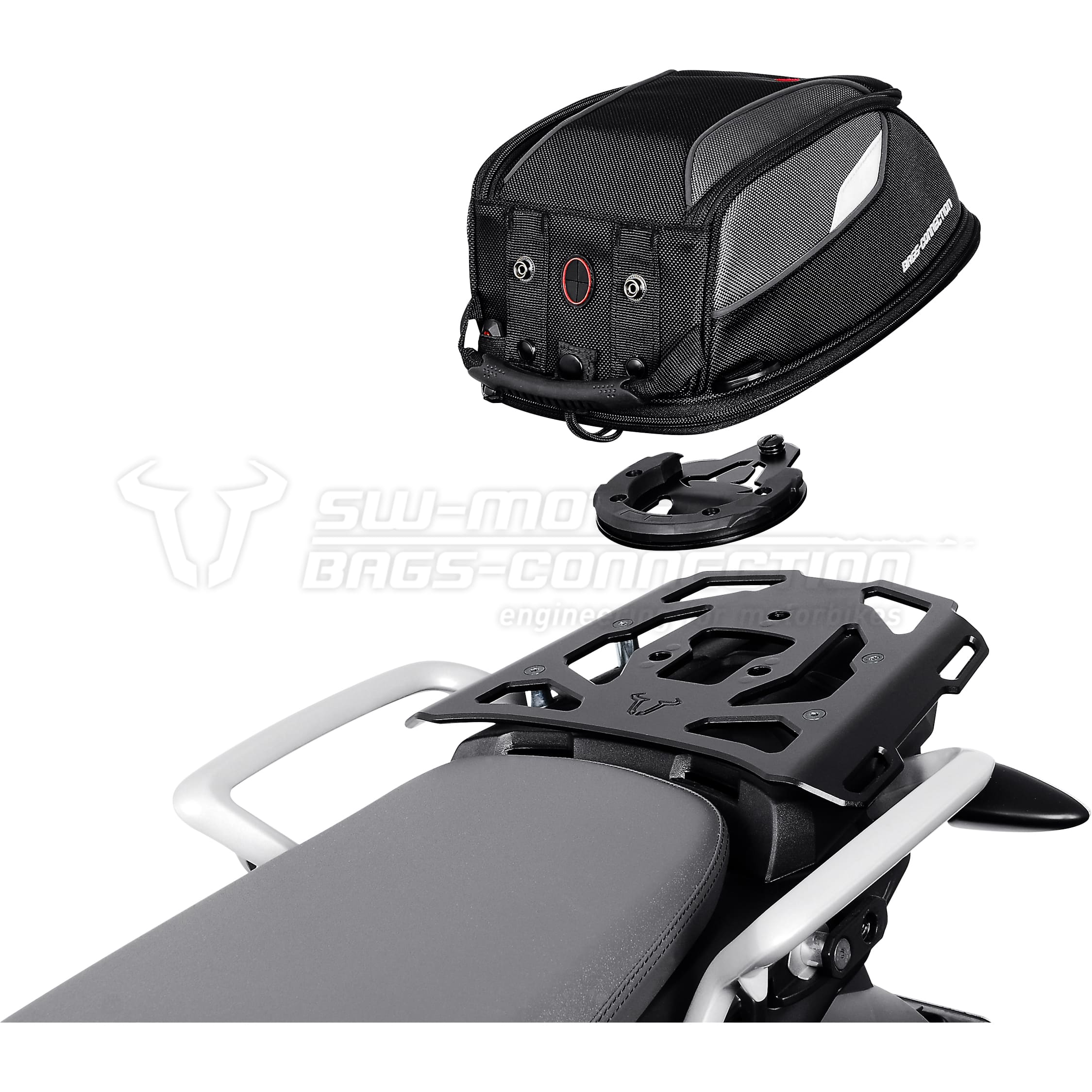 SW-MOTECH-QUICK-LOCK EVO Tankringadapter für Gepäckträger-5670551000000510