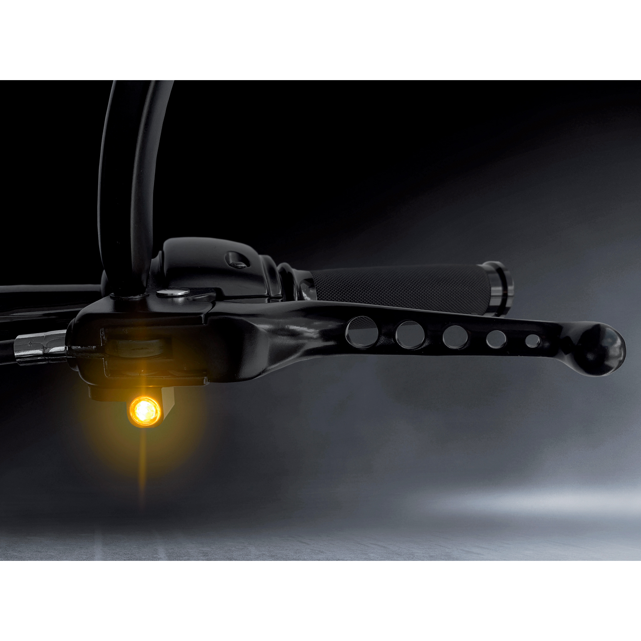 HeinzBikes-LED Blinker/Positionslichtpaar Nano für Dyna 90-17 schwarz-5736161020003530