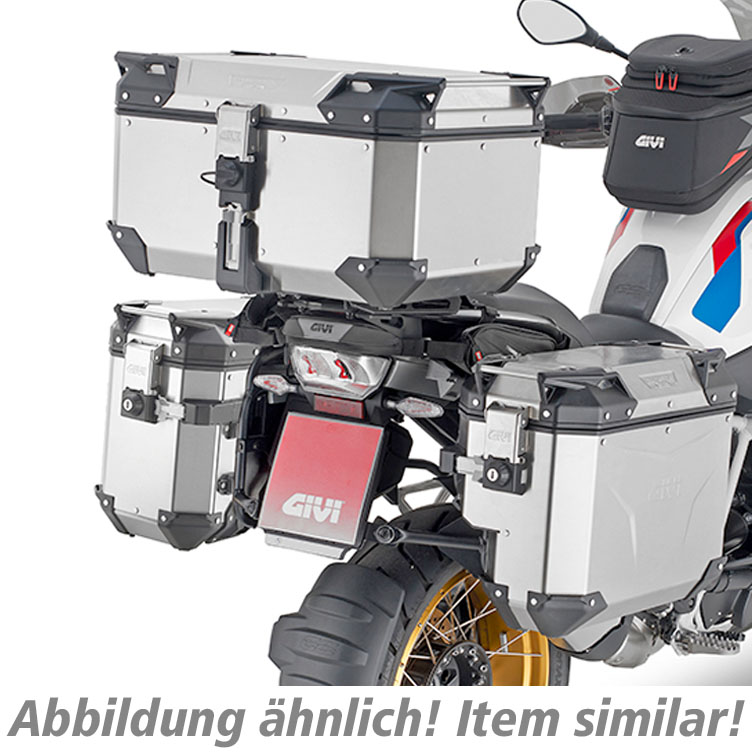 Givi Monokey® Cam-Side Alukoffer Outback Evo schwarz links 48 Lit - Motorradzubehör - Motorradgepäck