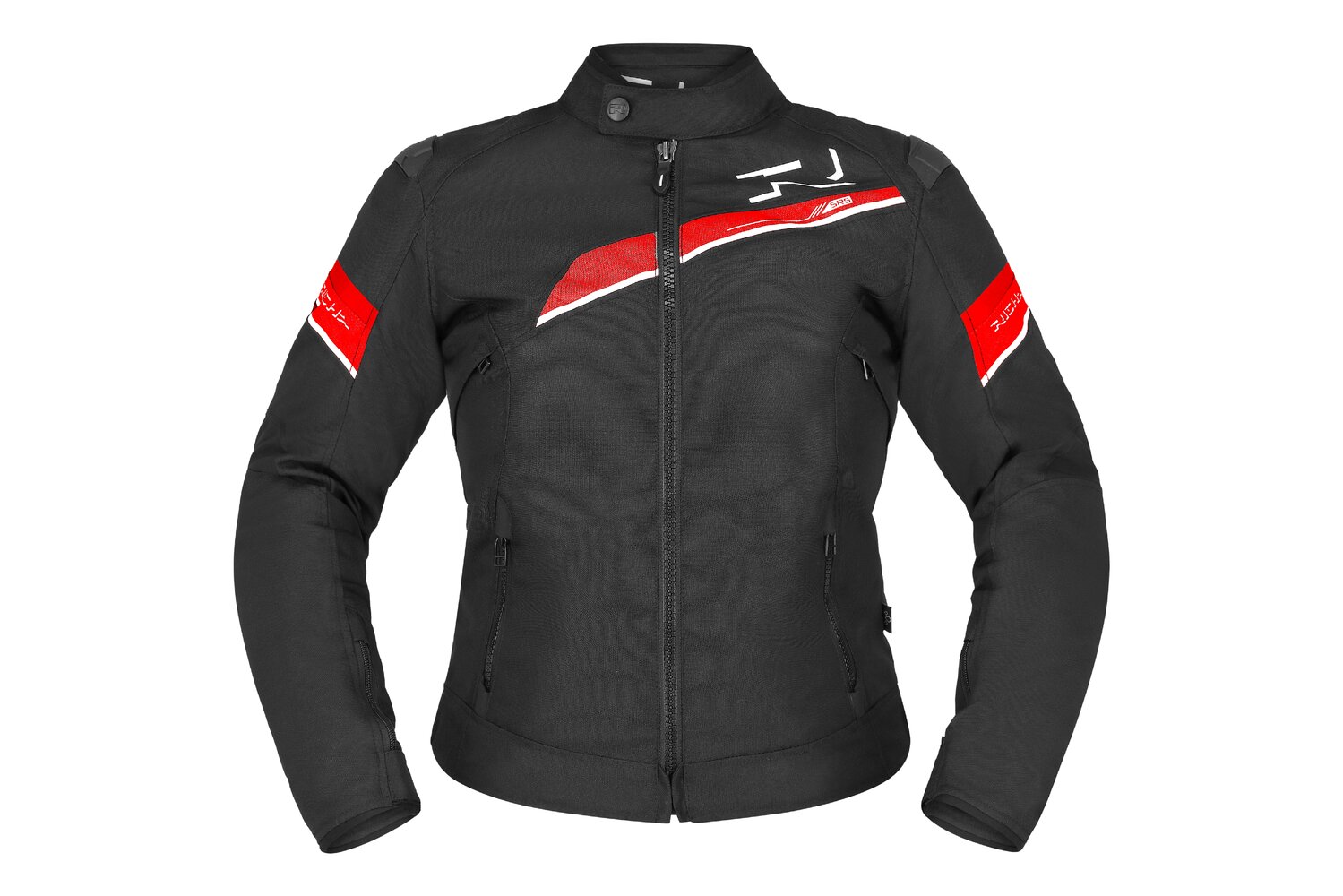 Richa Gotham 3 WP women textile jacket black/red