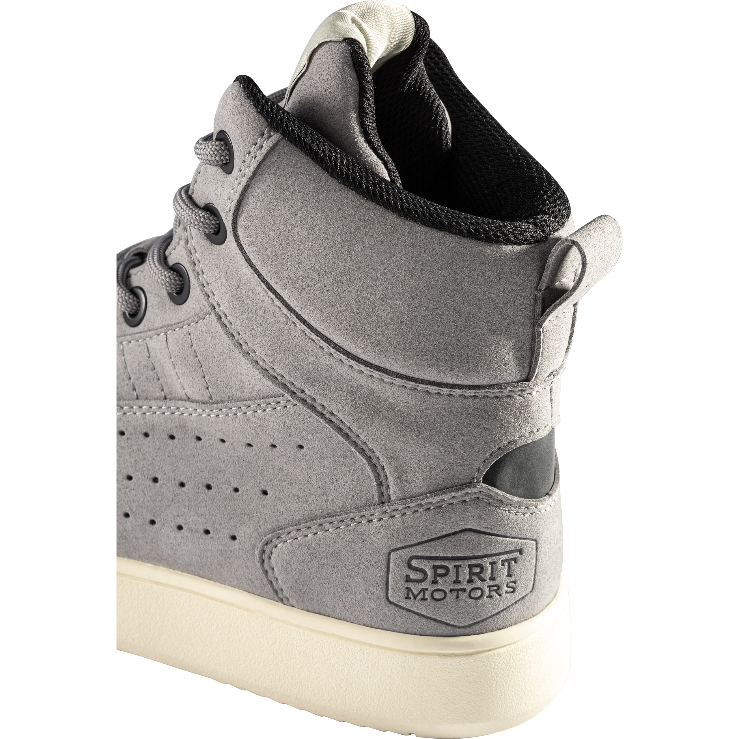 Spirit Motors-Billy Winker Motorradschnürstiefel kurz grau 47-3006661999007747
