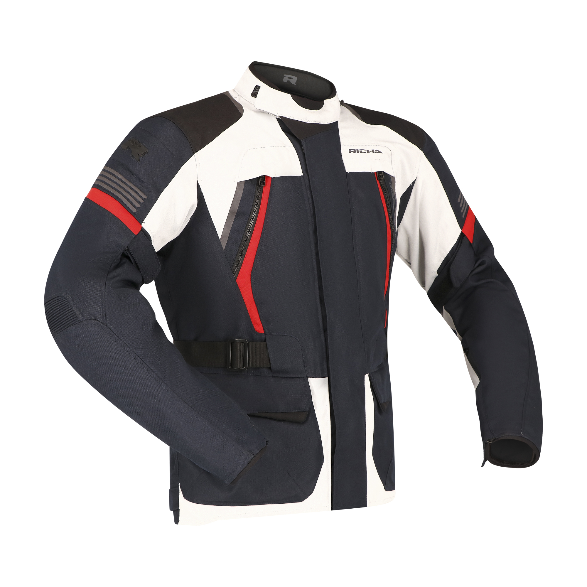 Richa-Phantom 3 Textiljacke navy/hellgrau/rot 3XL-0000886999104013