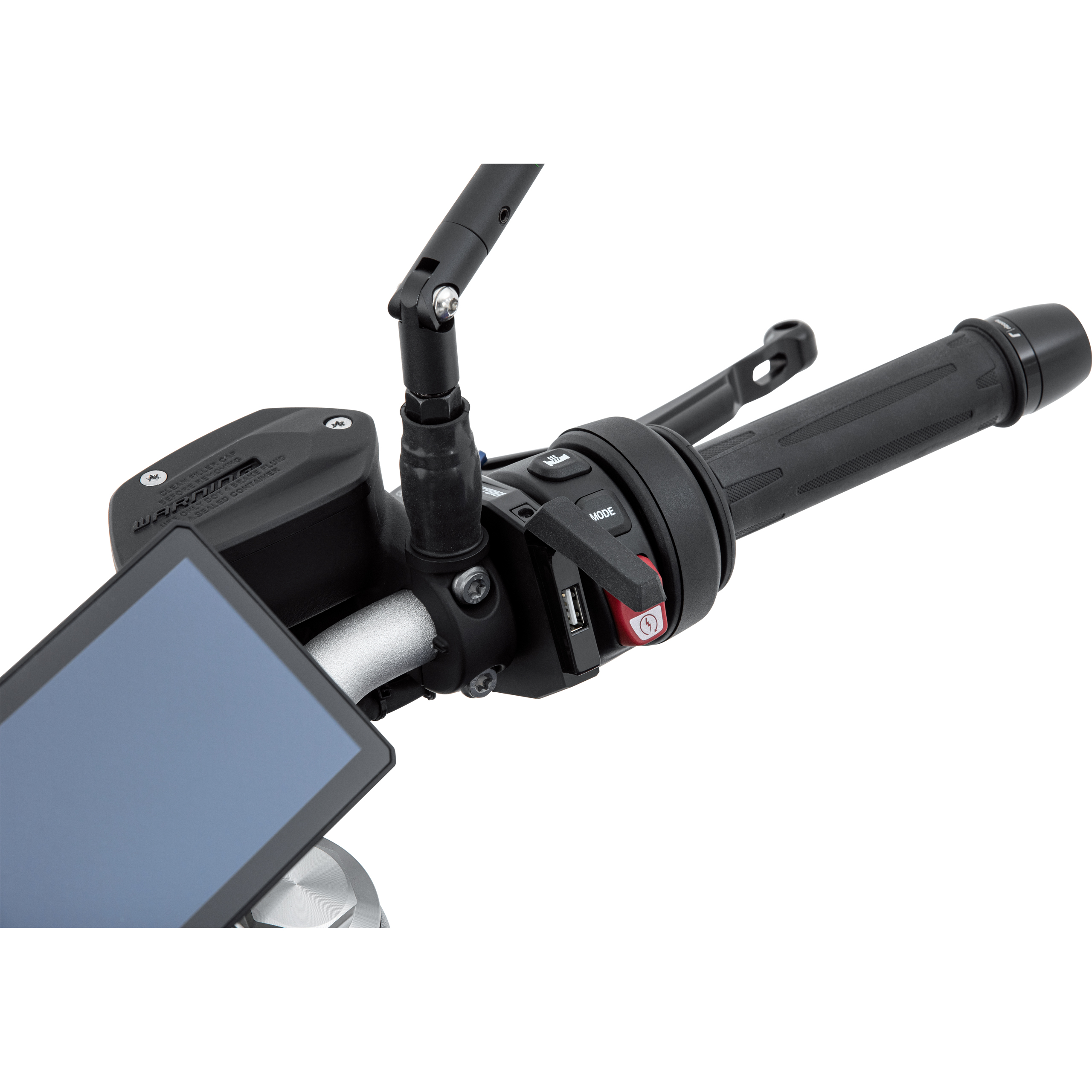 Daytona-Bordsteckdose USB Slim mit Lenkerbefestigung-5734531023000740