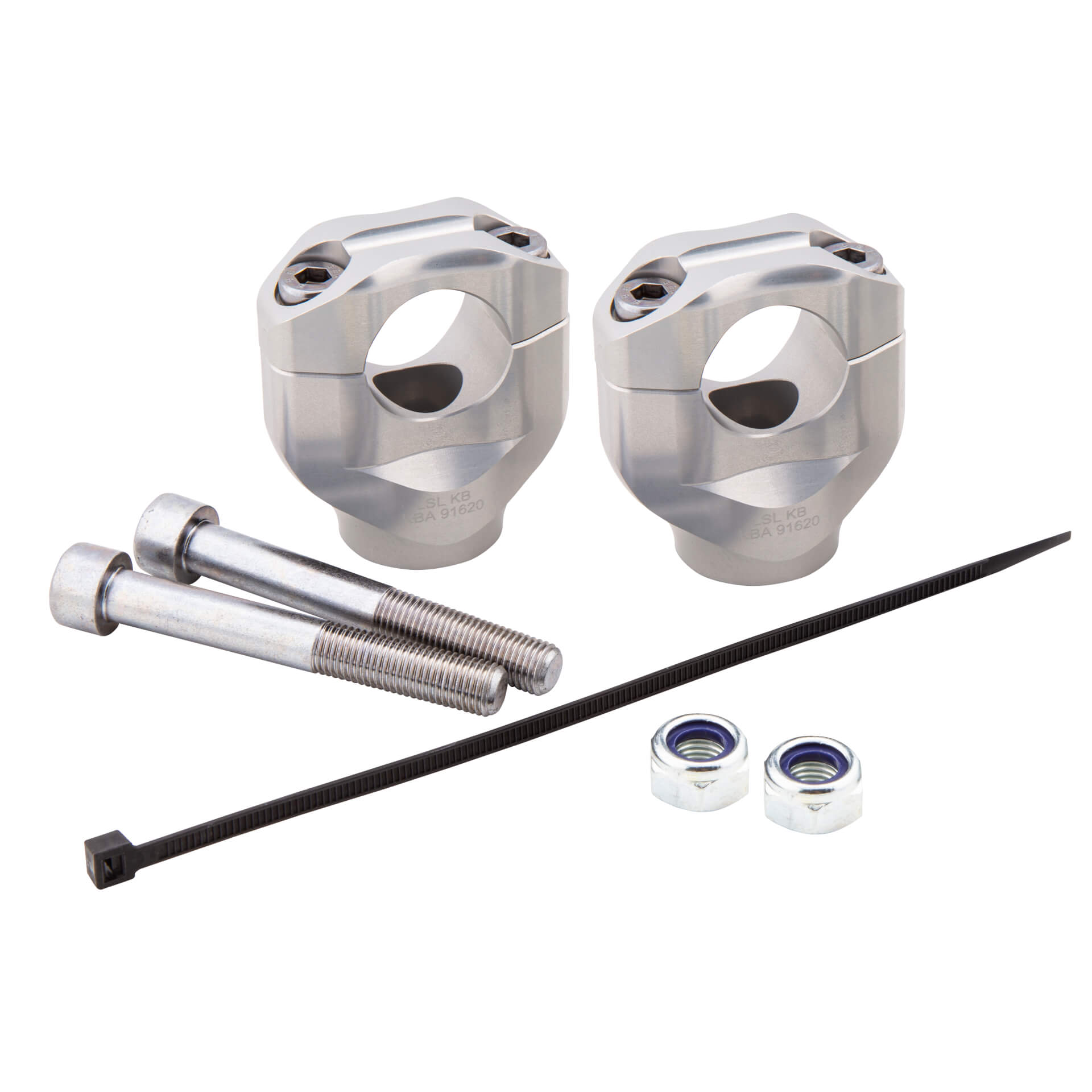 LSL Lenkerklemmböcke Ø28,6mm silber für BMW S 1000 R 2021-2023 - Motorradteile & Ersatzteile - Lenker, Griffe & Hebel