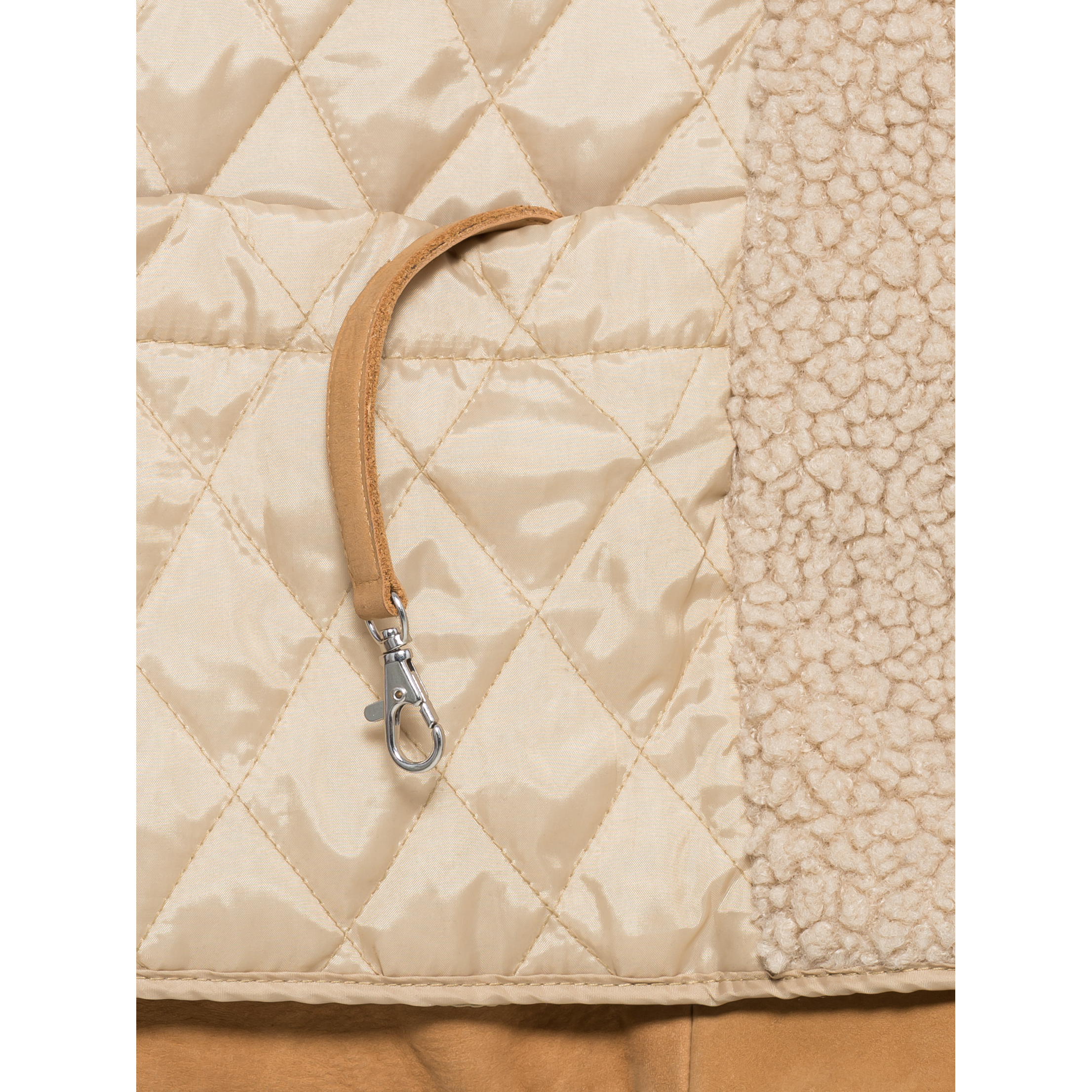 Spirit Motors-Brave Ebony Damen Lederjacke beige-1000121999013