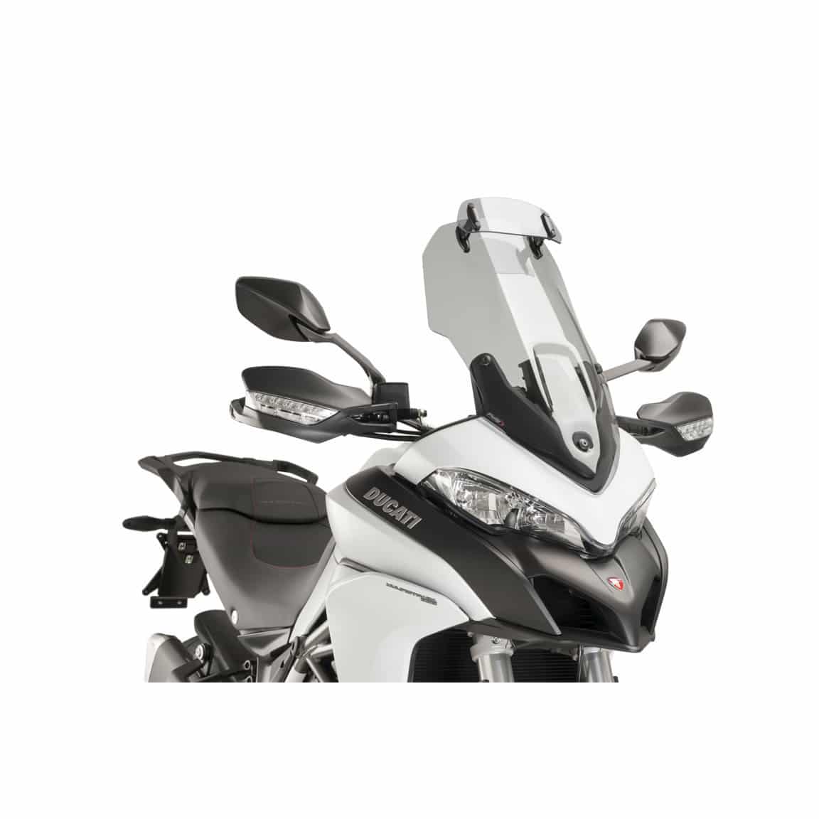 Puig cupolino touring con spoiler fumé per Ducati Multistrada