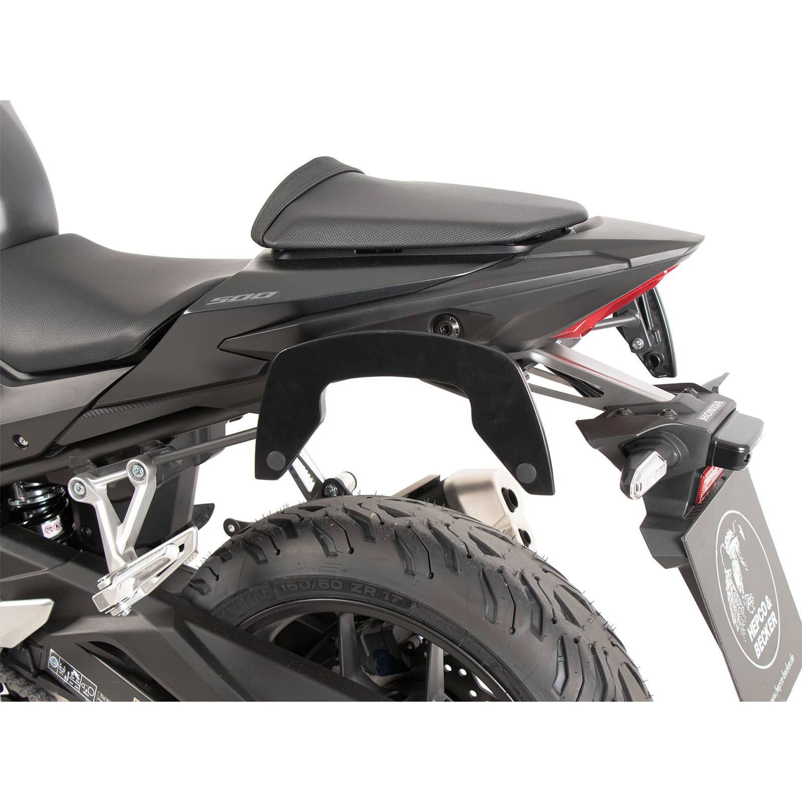 Hepco & Becker Seitentaschenhalter C-Bow anthrazit für Honda CBR 500 R 24- - Motorradzubehör - Motorradgepäck