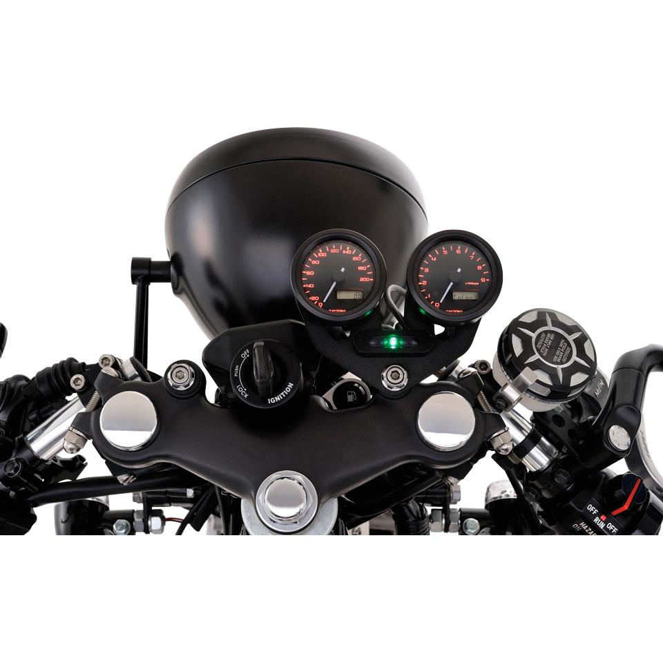 Daytona-Drehzahlmesser Velona Ø48mm bis 9000 U/min schwarz-5730971059001710