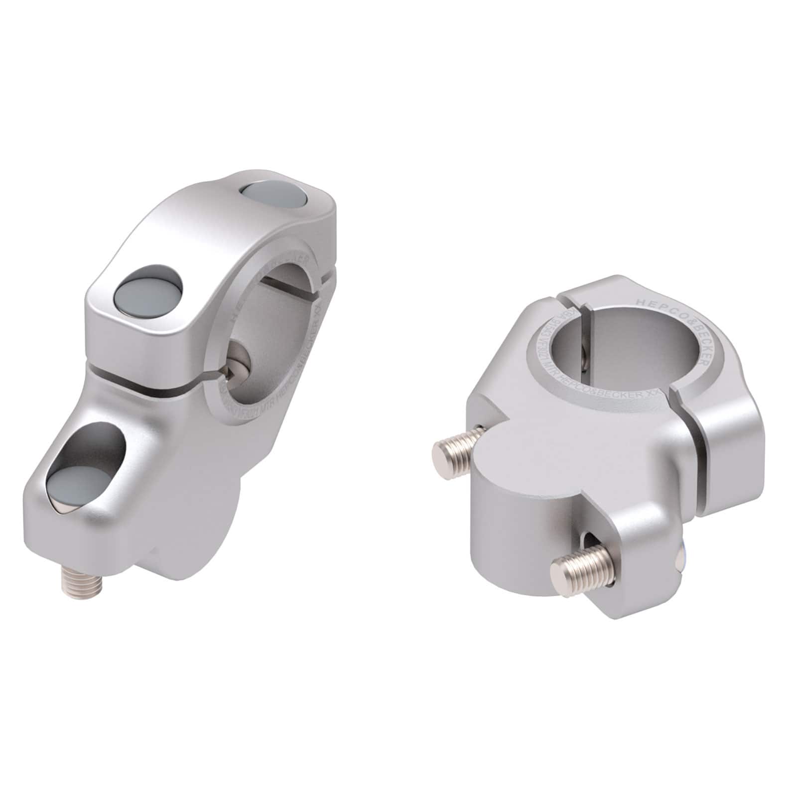 Hepco & Becker déport de guidon 30/21mm argent pour Honda CB 500 Hornet