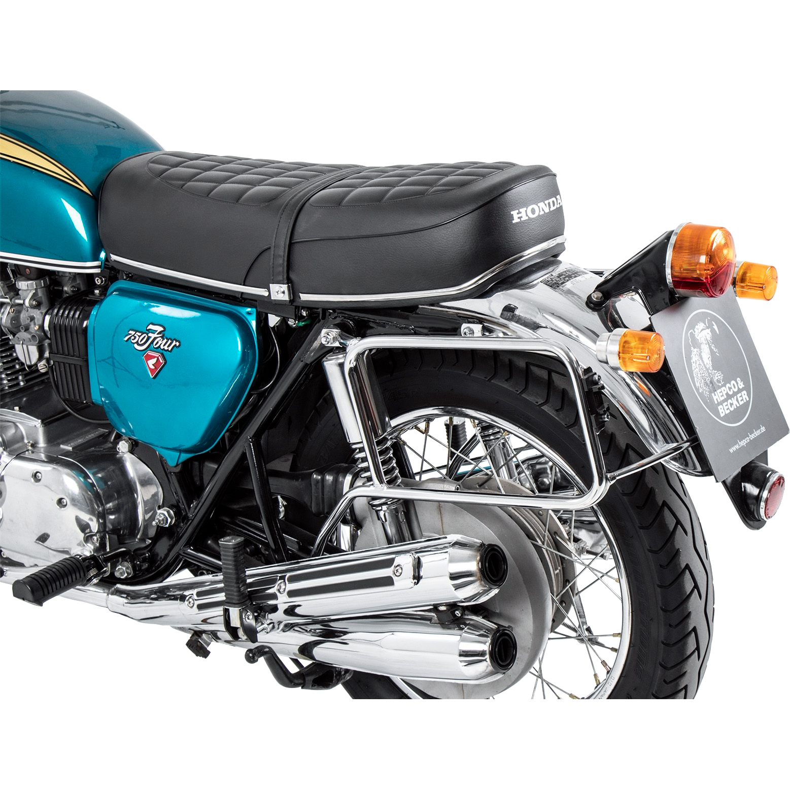 Hepco & Becker Seitenkofferträger chrom für Honda CB 750 K 1970-1976 - Motorradzubehör - Motorradgepäck