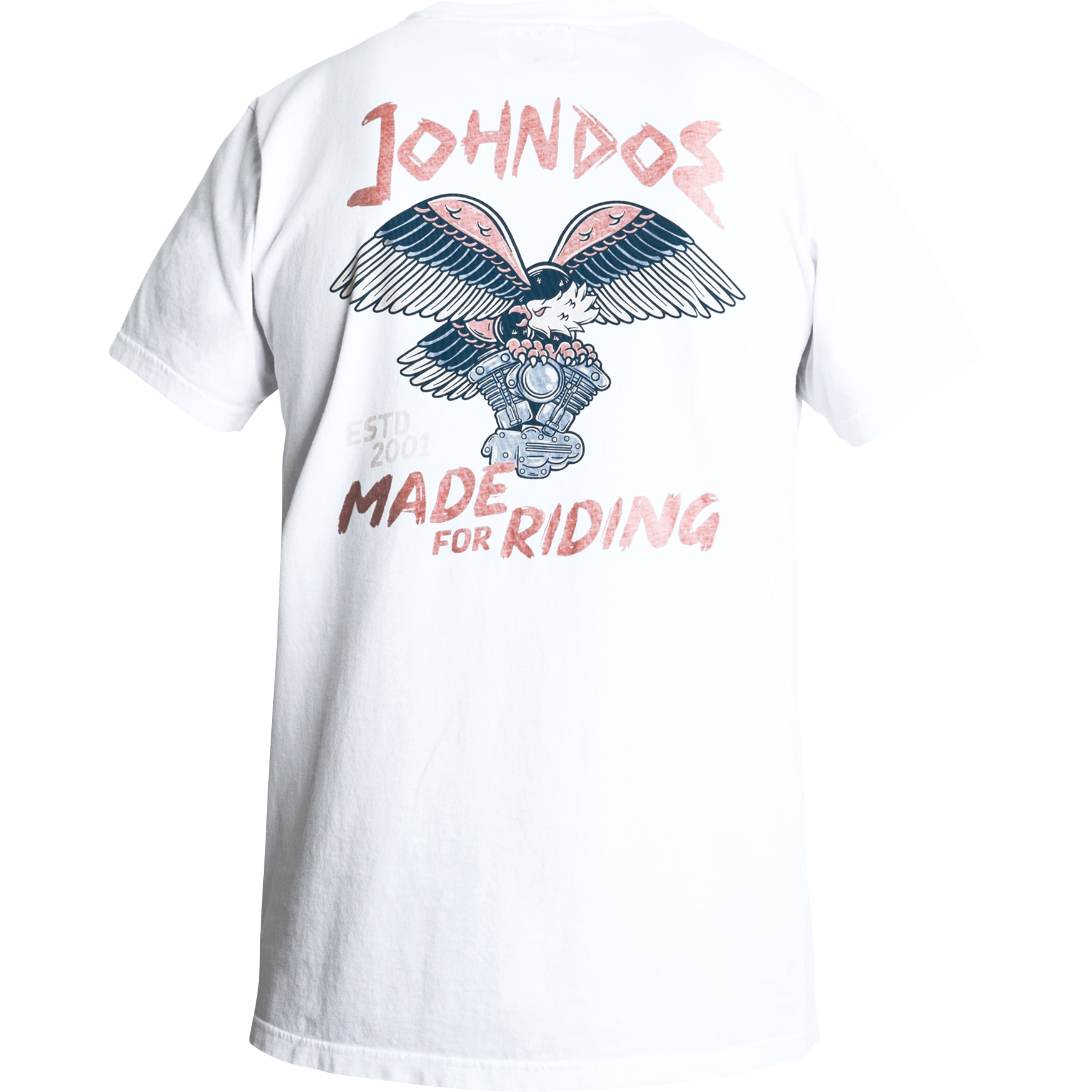 John Doe-T-Shirt Eagle weiß M-8021151999004009