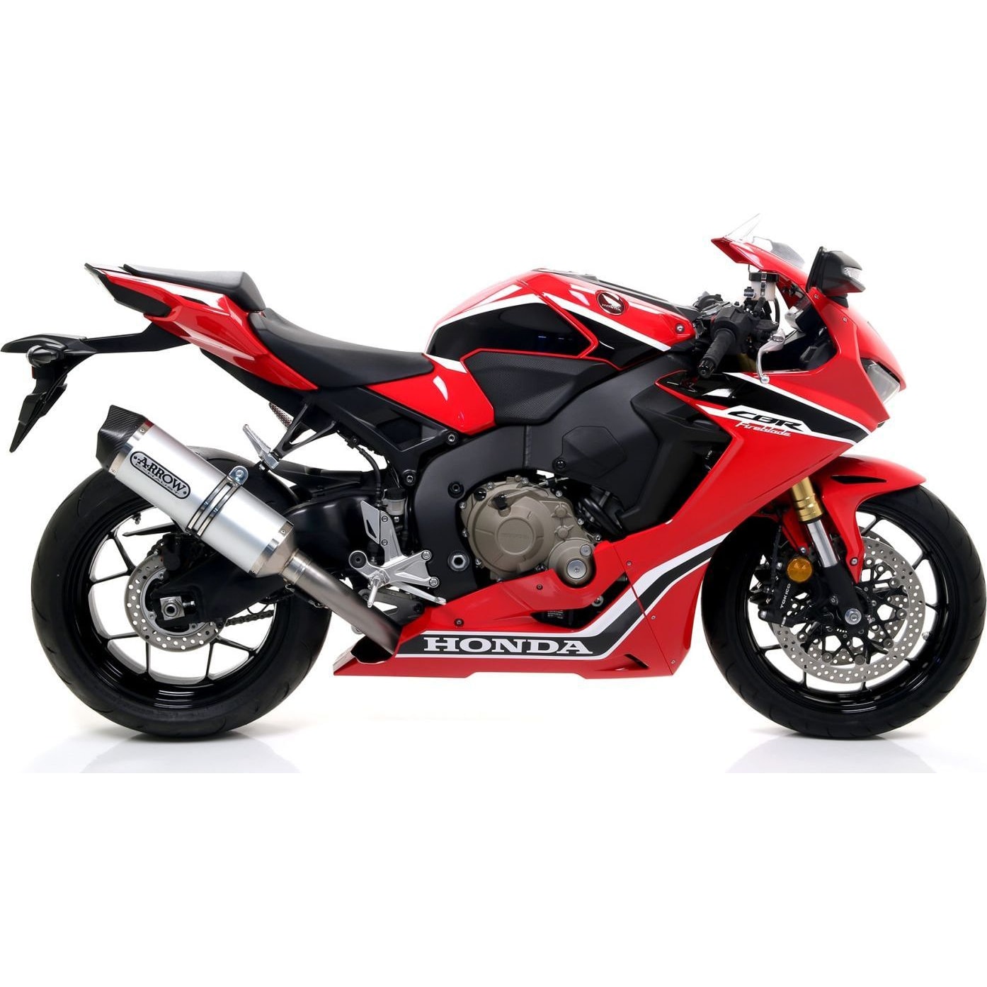 Arrow Exhaust Auspuff Race-Tech 71869AK Alu/Carbon für CBR 1000 RR SC77 - Motorradteile & Ersatzteile - Auspuff