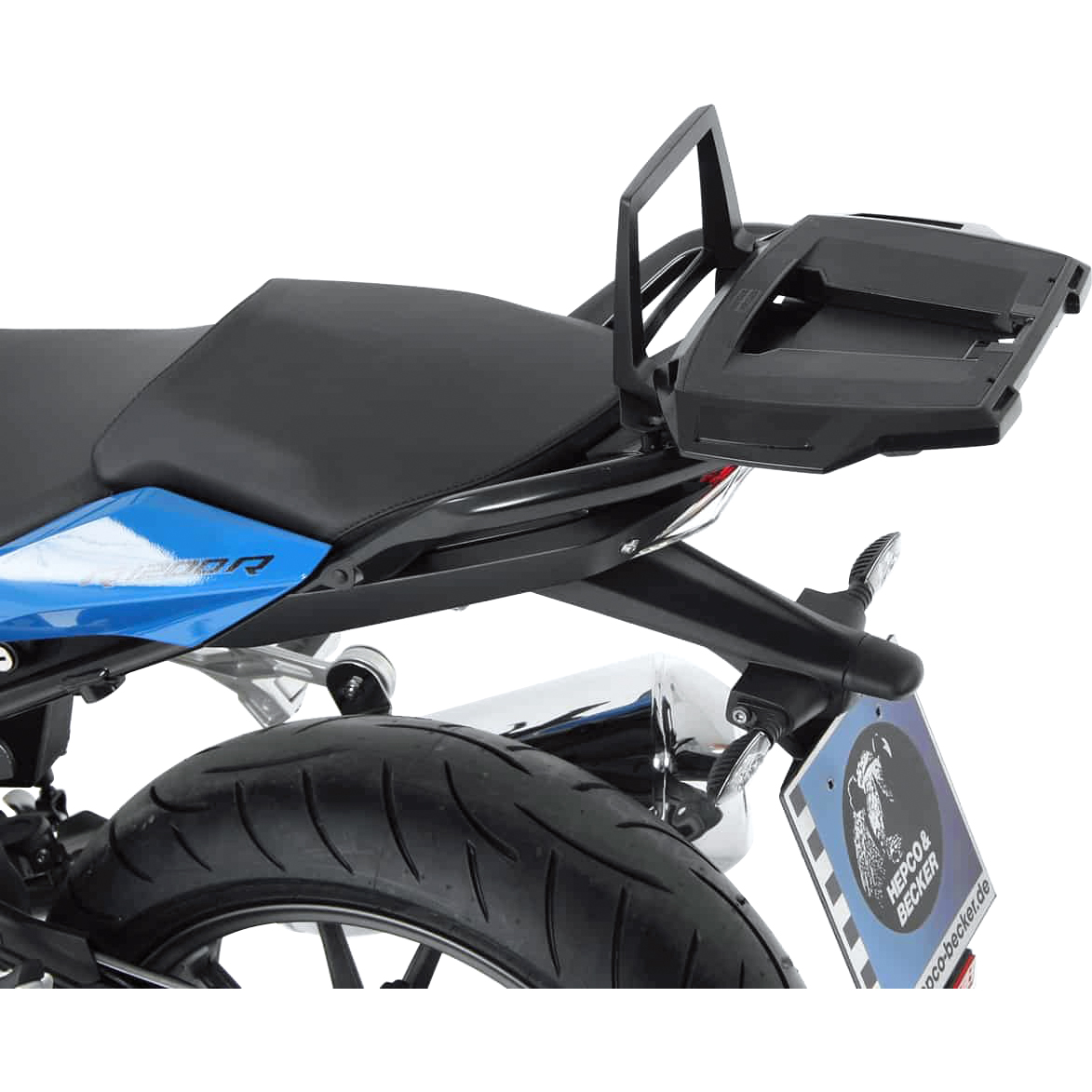 Hepco & Becker Alurack Gepäckbrücke schwarz für BMW R 1200 RS mit OEM TC-Tr - Motorradzubehör - Motorradgepäck
