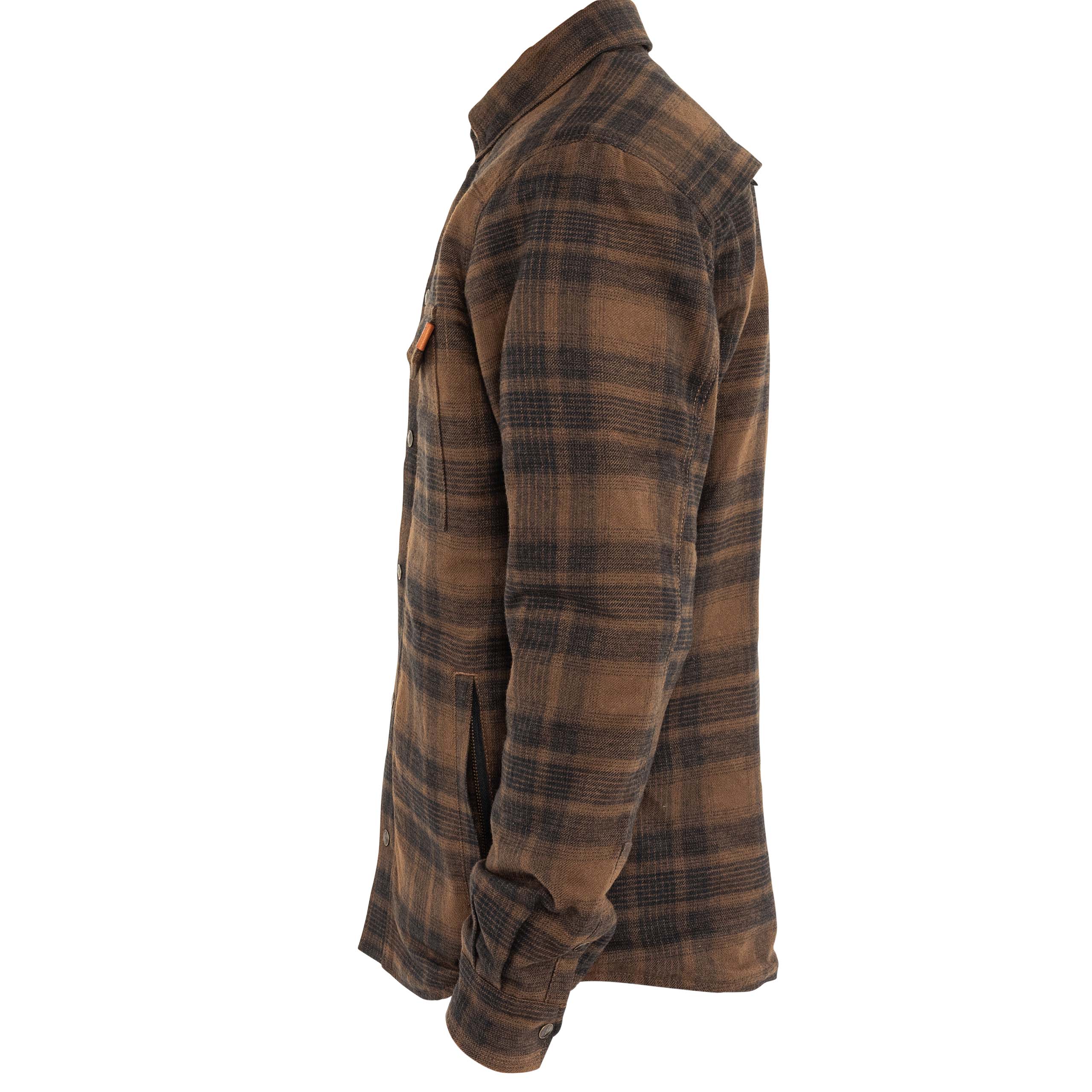 John Doe-Woody Motoshirt braun 5XL-0001076005006015