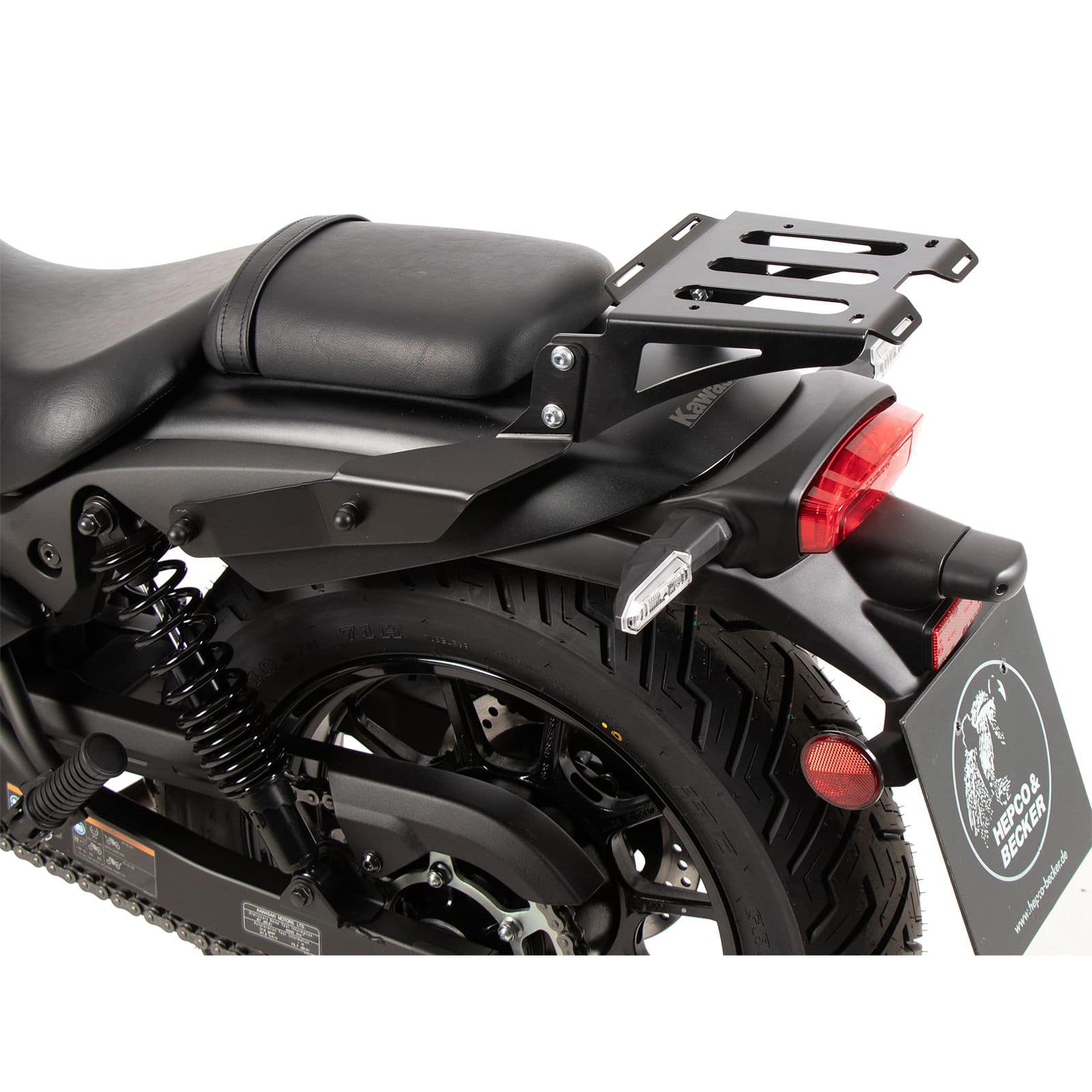 Hepco & Becker Gepäckträger Minirack schwarz für Kawasaki Eliminator 500 - Motorradzubehör - Motorradgepäck