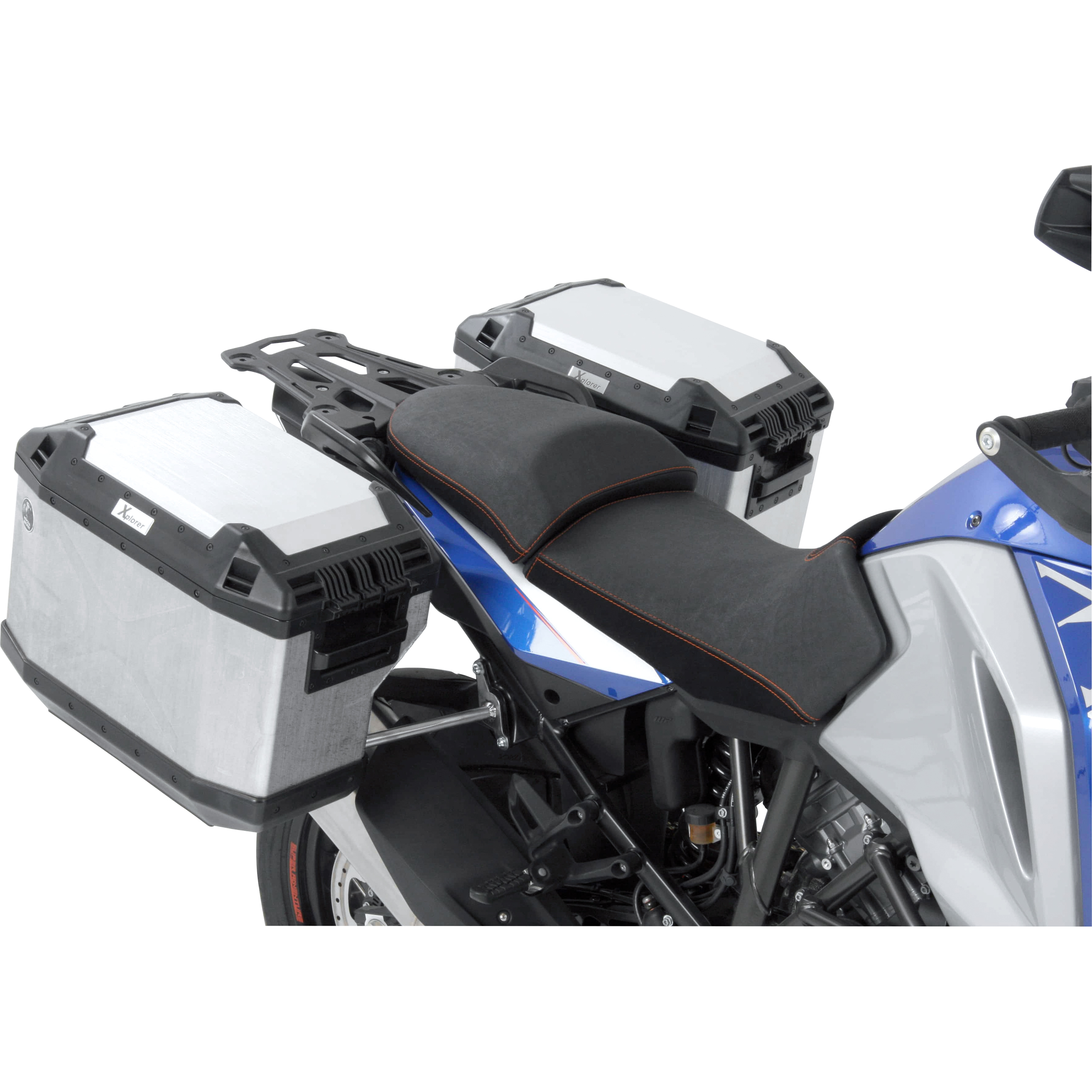 Hepco & Becker Xplorer Cutout Kofferset silber für KTM 1050/1190 Adventure - Motorradzubehör - Motorradgepäck