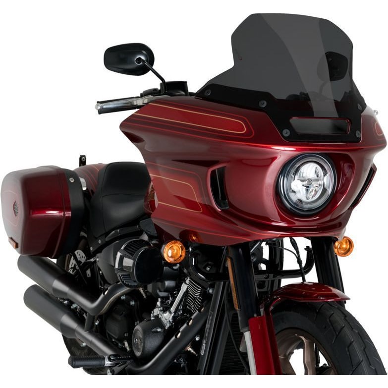 Puig Tourenscheibe High-Road stark getönt für Harley-Davidson Low - Motorradteile & Ersatzteile - Verkleidungen & Abdeckungen