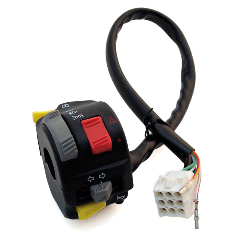 HIGHSIDER smart Lenkerschaltereinheit 22mm links 9+2 Stecker Blinker/Licht/H - Motorradteile & Ersatzteile - Elektrik