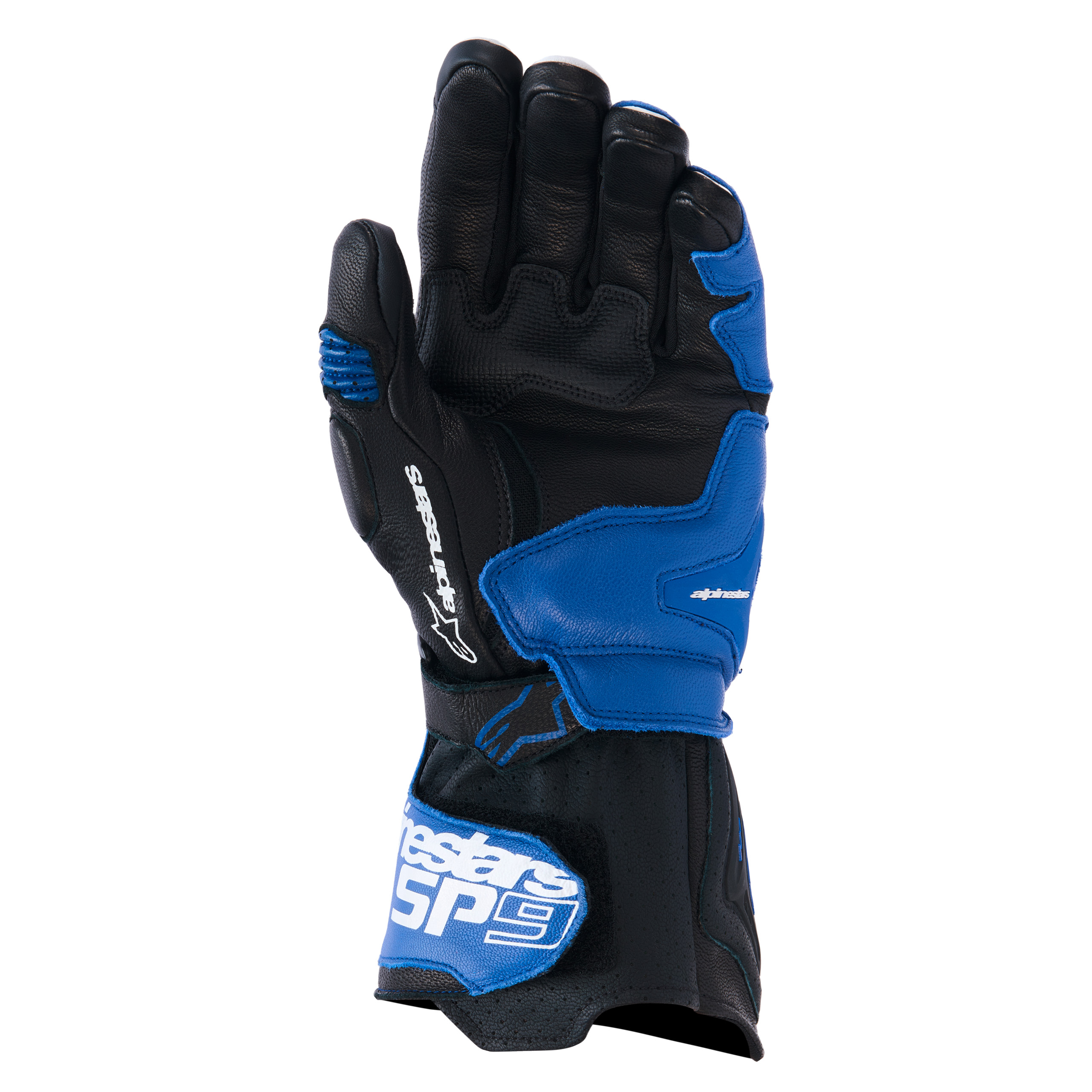 Alpinestars-SP-9 Sporthandschuh lang leuchtblau/navy/weiß 3XL-0001715006134013
