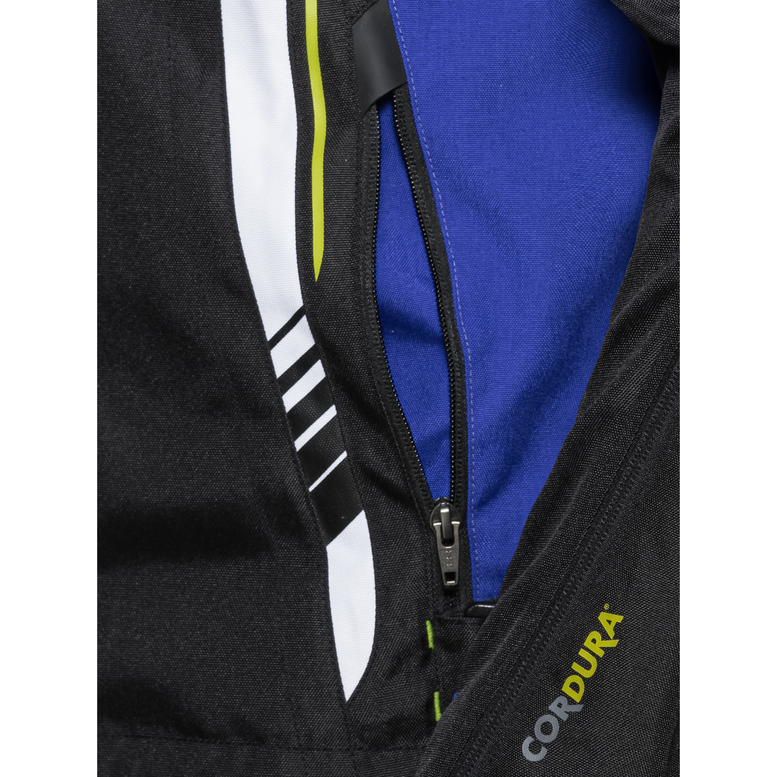 FLM-Octane Textiljacke schwarz/blau/weiß/gelb S-2016611999009008