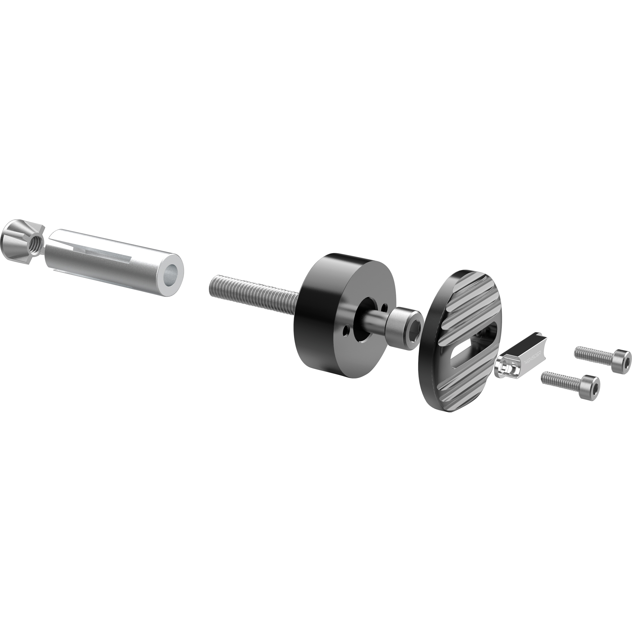 Highsider-Lenkergewicht für 12-22mm Wave schwarz/silber-5735071000001681