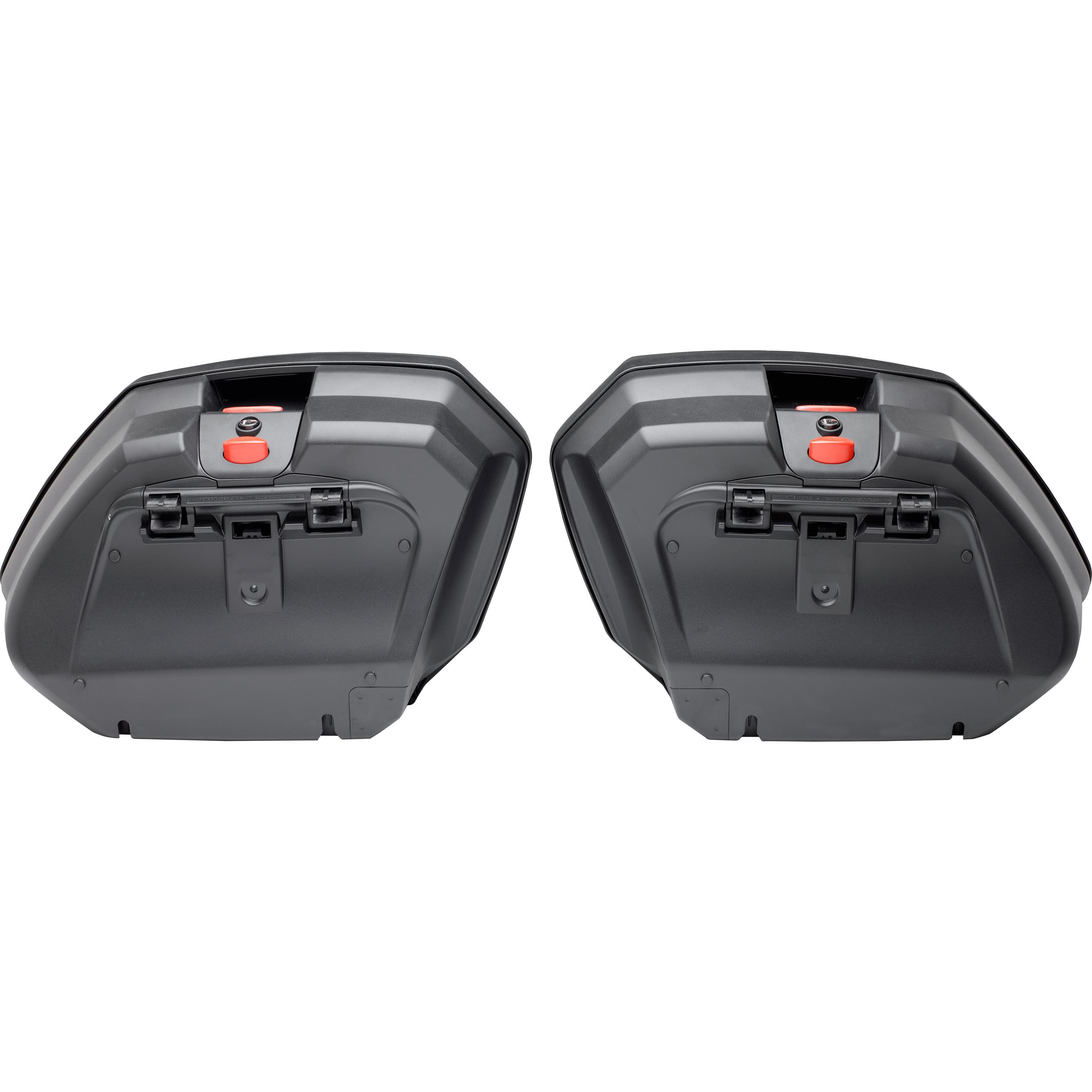 Givi-Monokey® Side Seitenkofferpaar V37N schwarz/silber/rot-5730861189002040