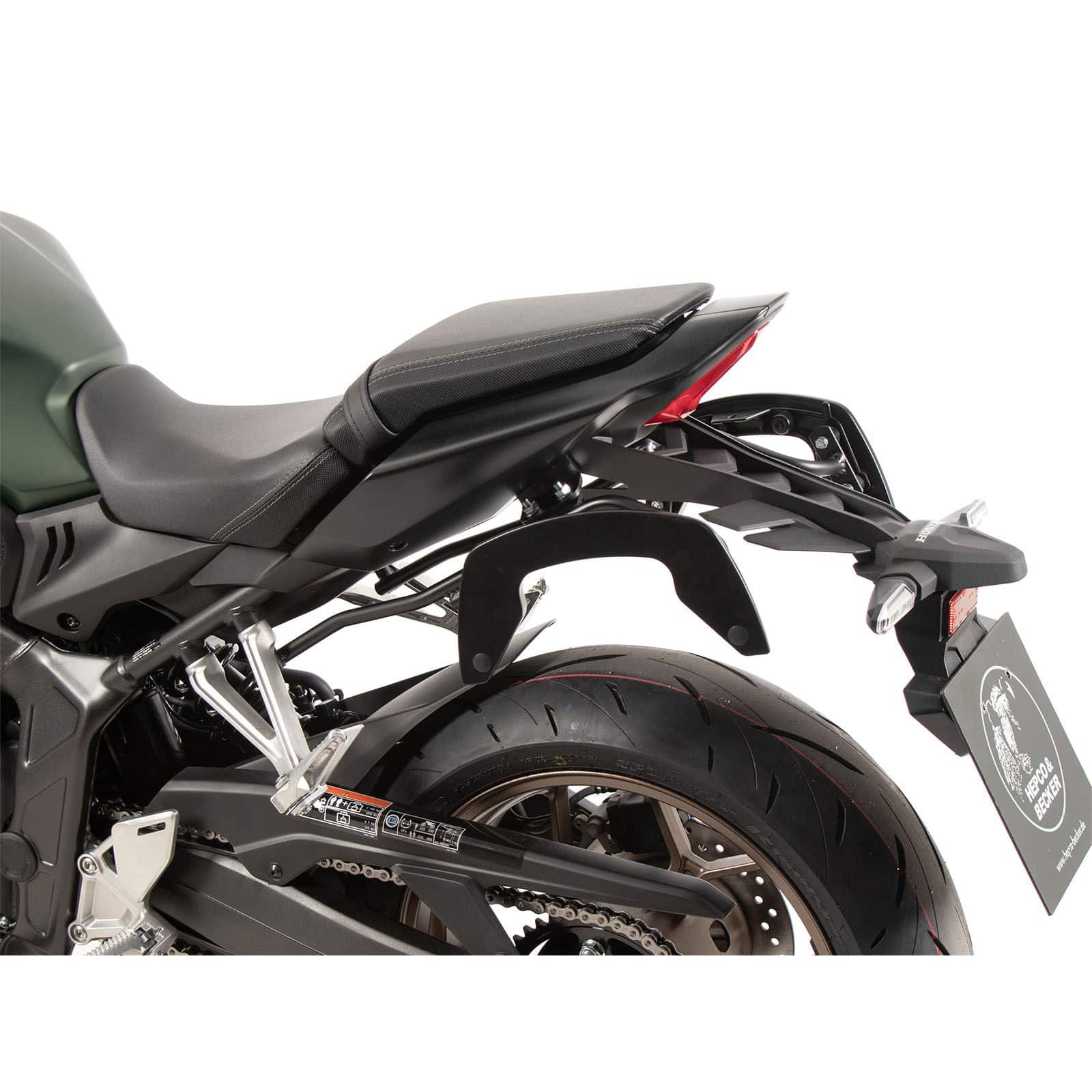 Hepco & Becker Seitentaschenhalter C-Bow schwarz für Honda CB 650 R 2024- - Motorradzubehör - Motorradgepäck