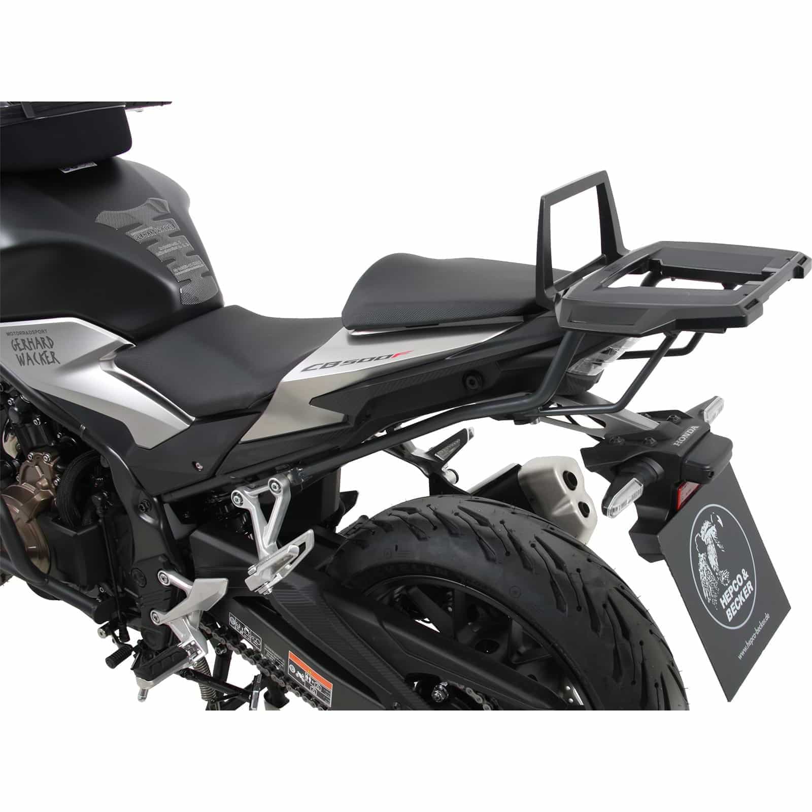 Hepco & Becker Gepäckbrücke Alurack anthrazit für Honda CB 500 Hornet - Motorradzubehör - Motorradgepäck