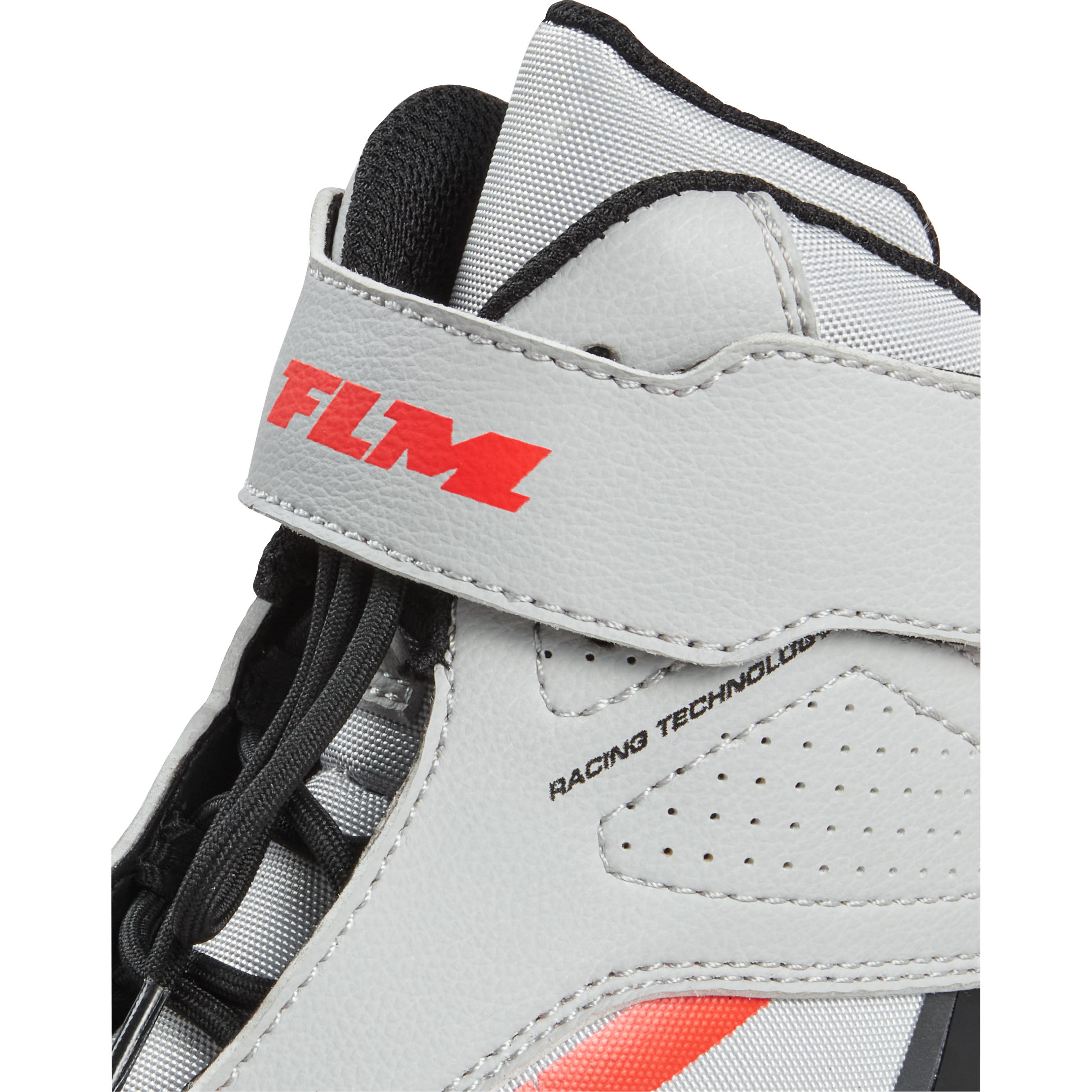 FLM-Traction Damen Motorradschnürstiefel kurz grau 39-3006491999001739