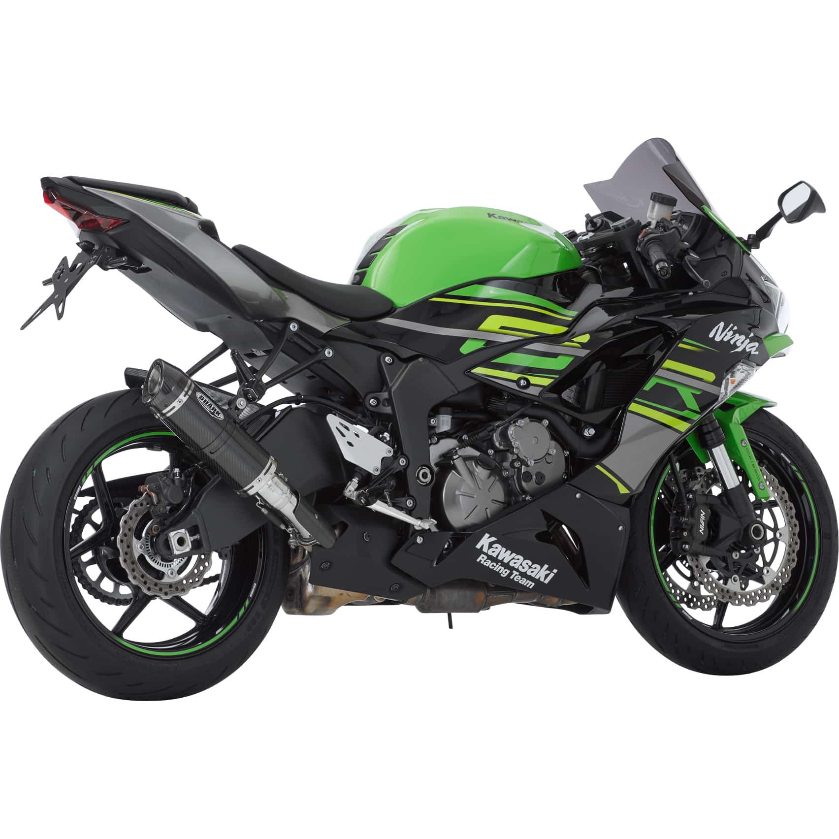 Shark exhaust Street GP Auspuff kurz Carbon für Kawasaki ZX-6 R 2019-