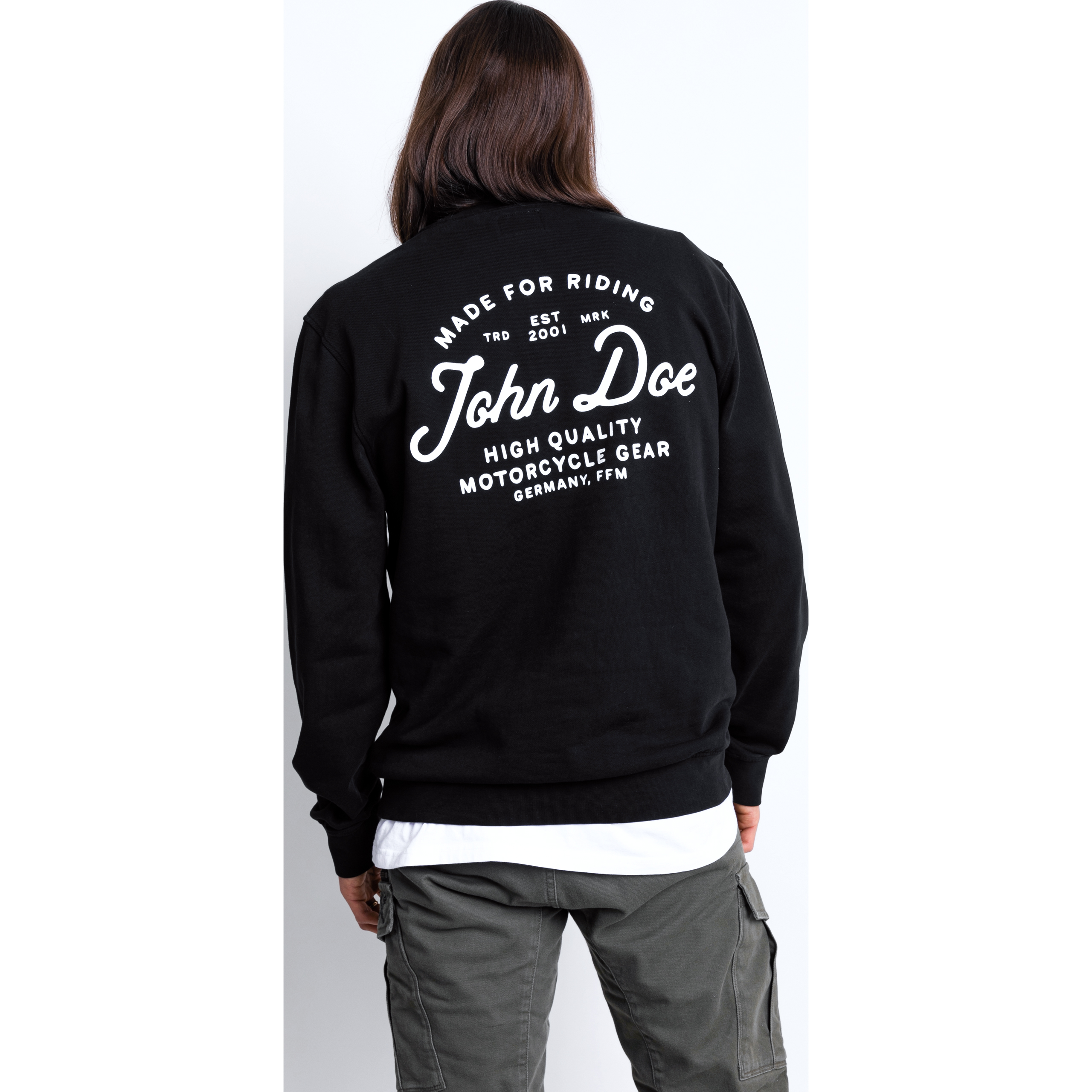 John Doe-Sweater Lettering schwarz-8021391999001