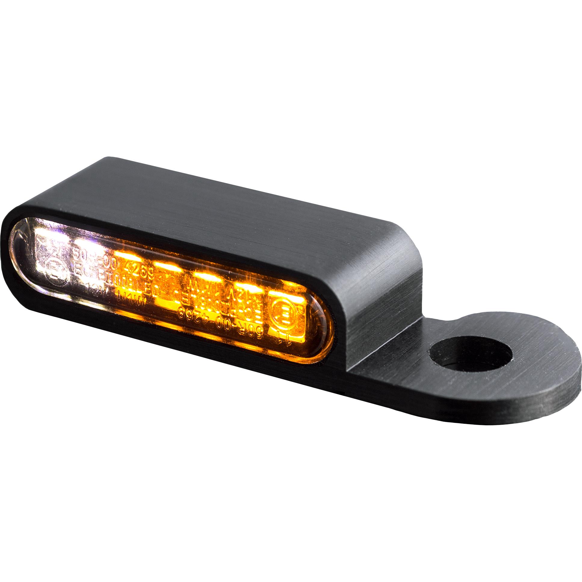 HeinzBikes LED Alu Blinker/Positionspaar für Harley S Modelle schwarz - Motorradteile & Ersatzteile - Beleuchtung
