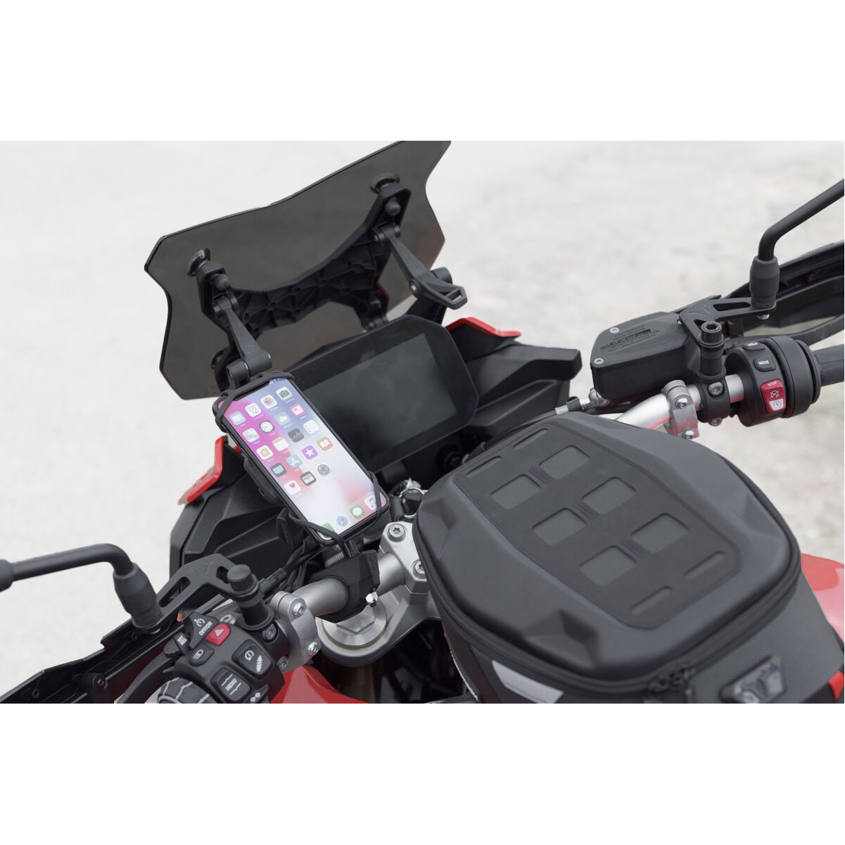 SW-MOTECH-T-Lock Halter für Smartphone mit Silikonspannbändern-0001444179000000