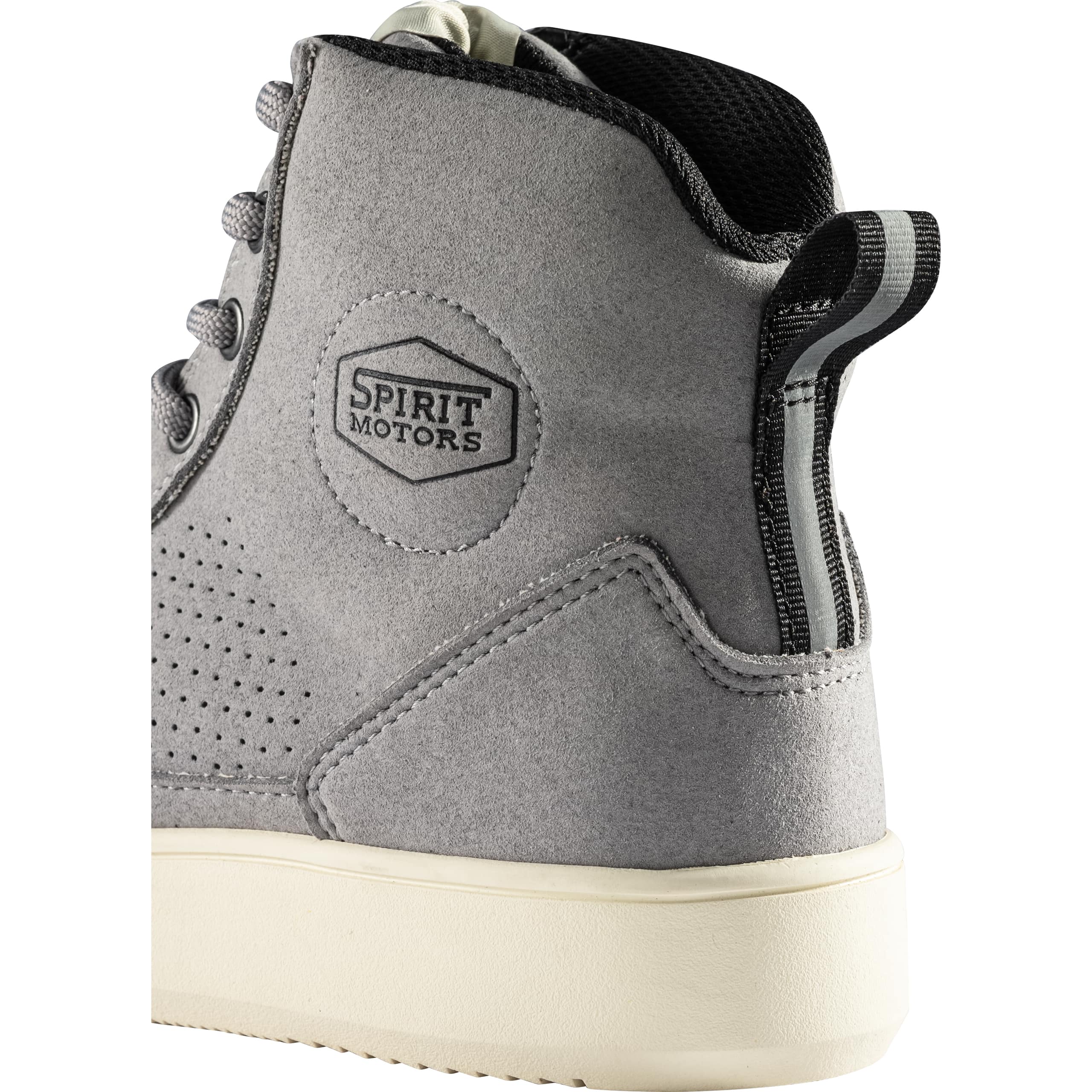 Spirit Motors-Mary Taillight Damen Motorradschnürstiefel kurz grau 38-3006671999007738