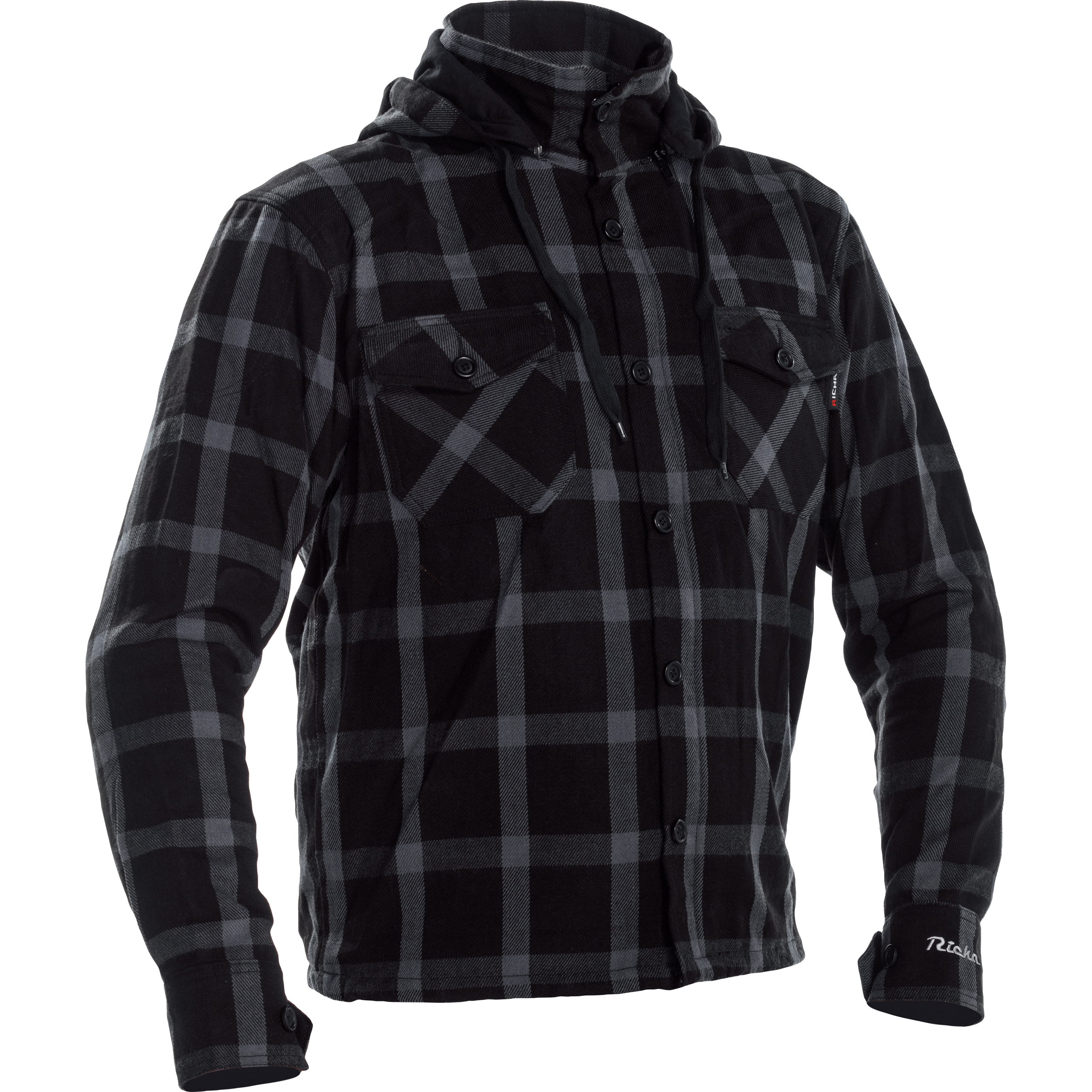 Richa-Lumber Hoodie Jacke schwarz-2015001999001