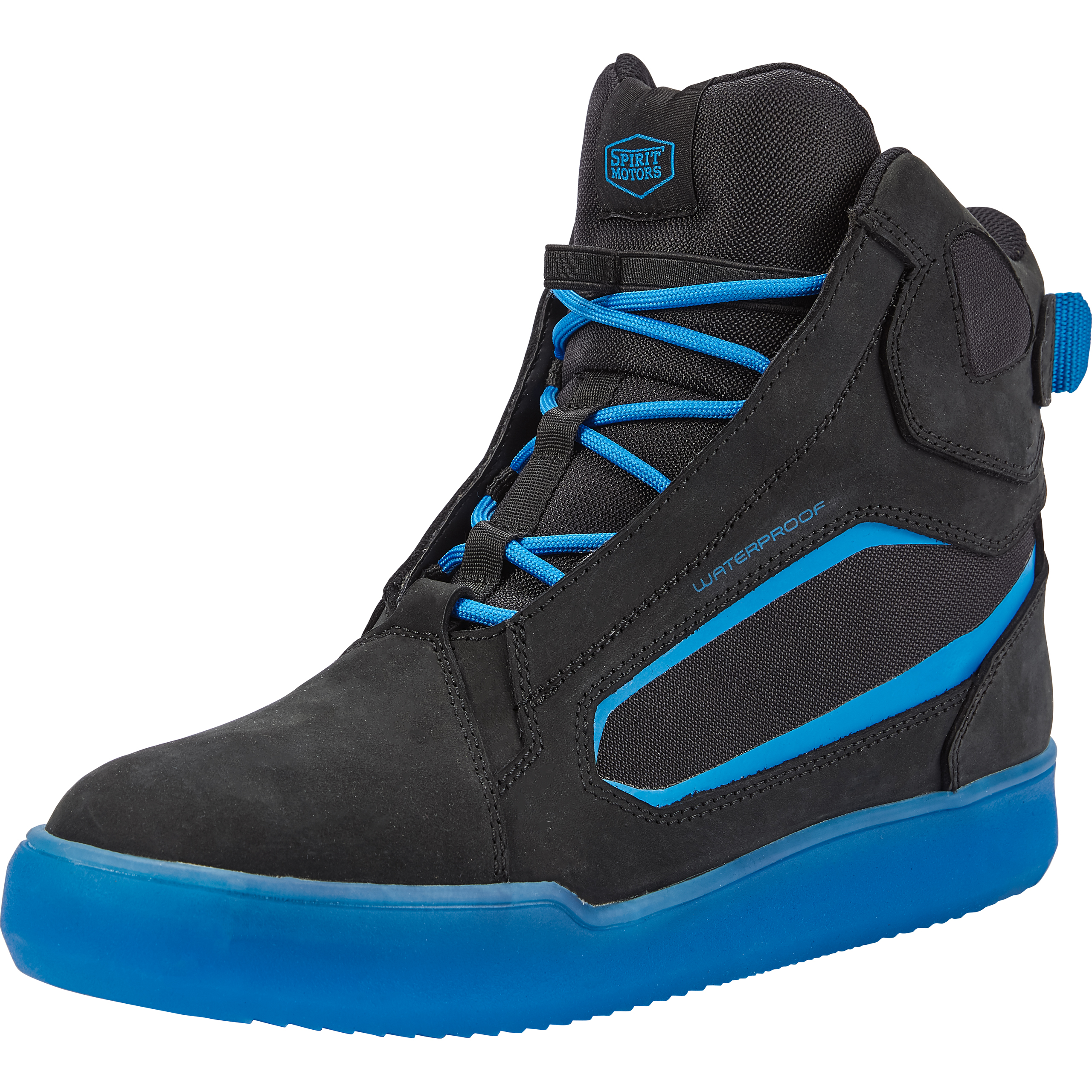 Spirit Motors Jack Tech WP Motorradschnürstiefel kurz blau 40 - Motorradbekleidung - Lifestyle Motorradbekleidung