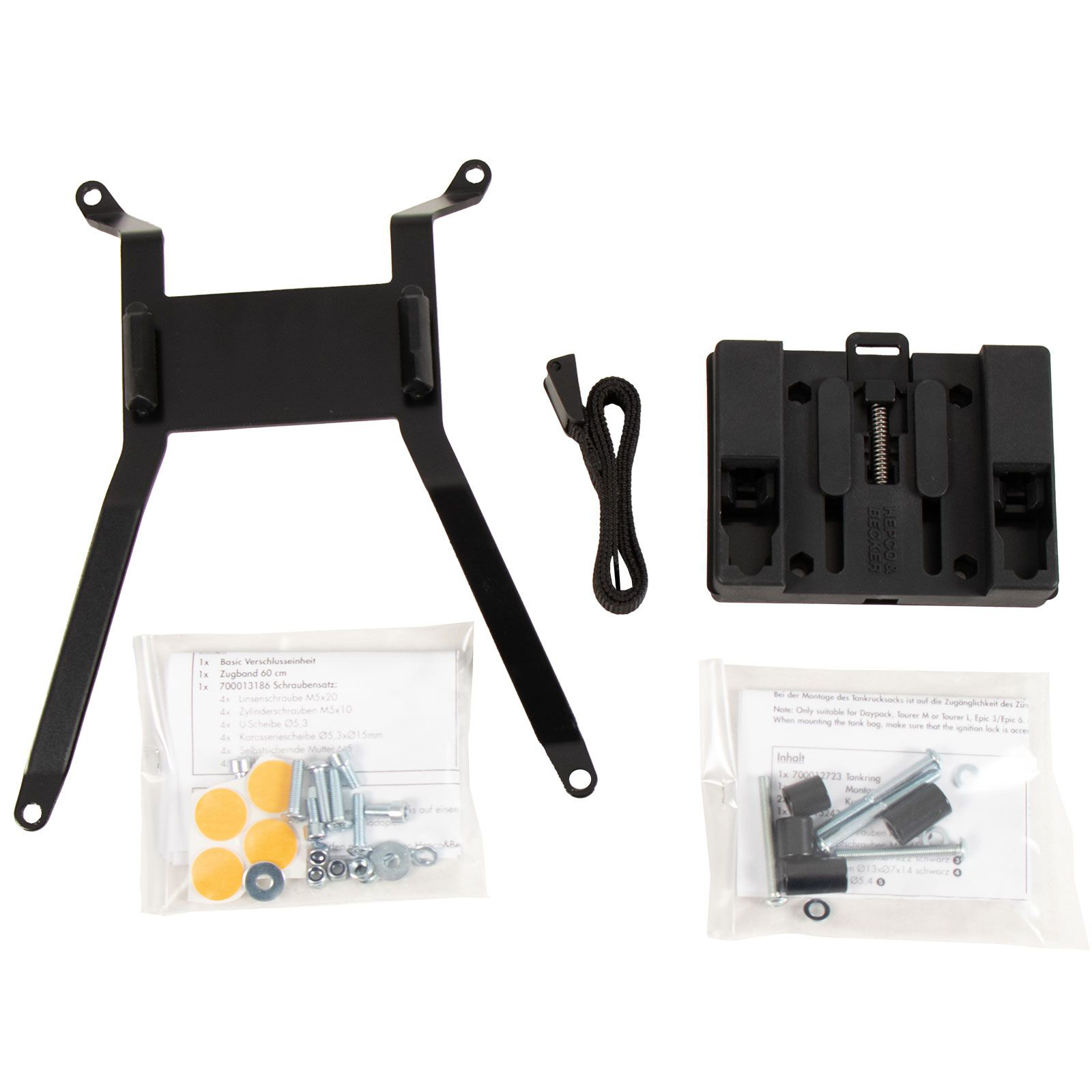 Hepco & Becker Tankring Lock-it Basic für F 650/700/800 GS /Adventure 08-18 - Motorradzubehör - Motorradgepäck