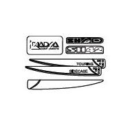 Shad-Ersatz Aufkleberset D1BNETR für SH42-5711931189000397