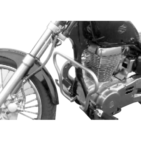 Hepco & Becker Sturzbügel chrom für Suzuki LS 650 - Motorradteile & Ersatzteile - Anbauteile