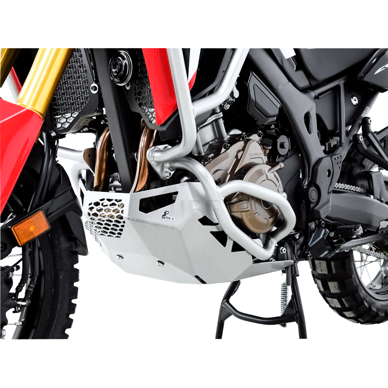 Zieger Motorschutz Alu silber für Honda CRF 1000 Africa Twin - Motorradteile & Ersatzteile - Verkleidungen & Abdeckungen