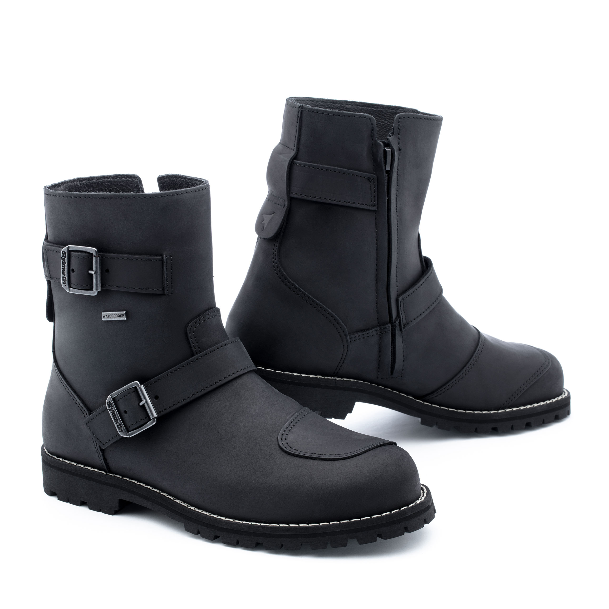 Stylmartin-Legend Mid WP Motorradstiefel schwarz 43-0001848999001743