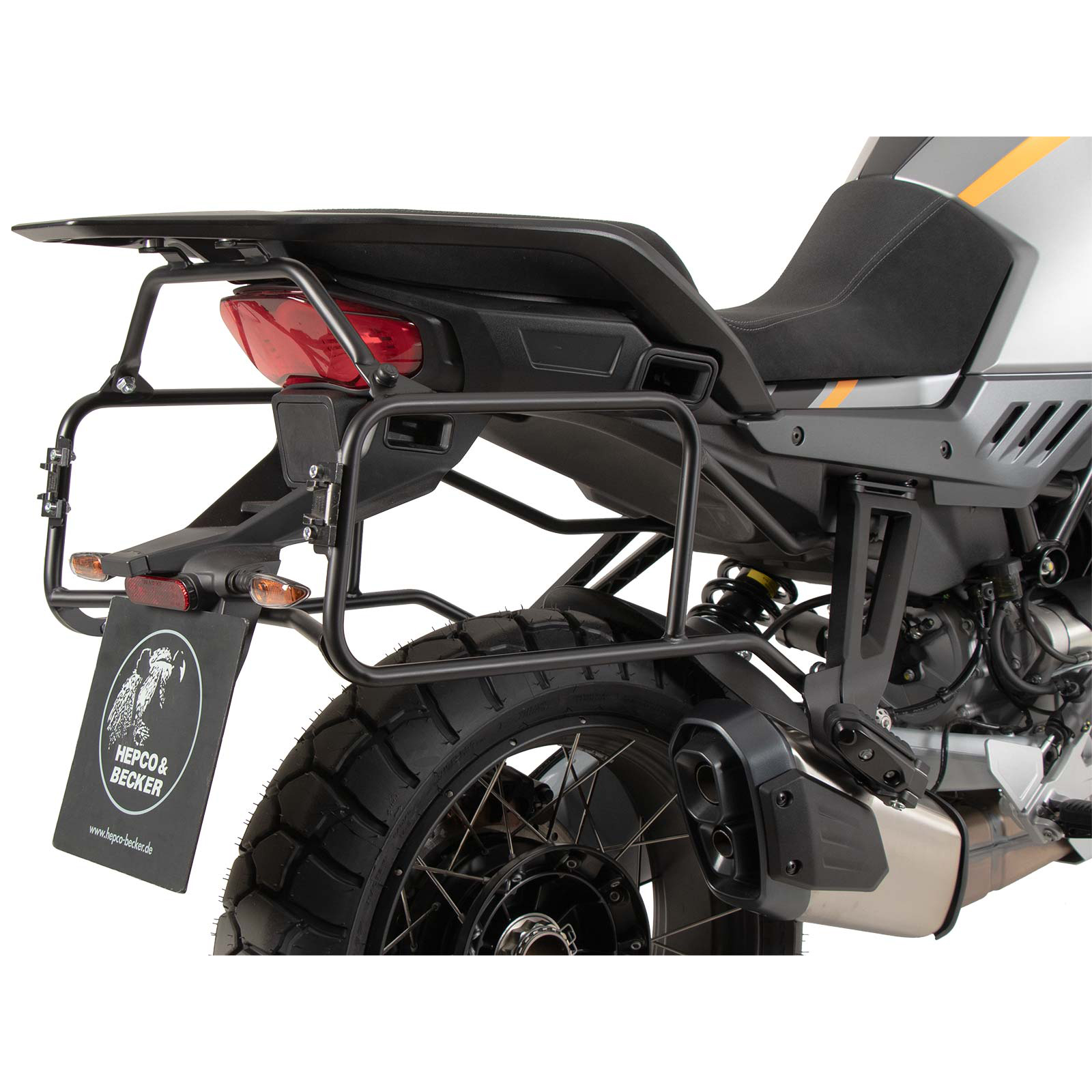 Hepco & Becker Seitenkofferträger schwarz für Moto Guzzi Stelvio 1000 - Motorradzubehör - Motorradgepäck