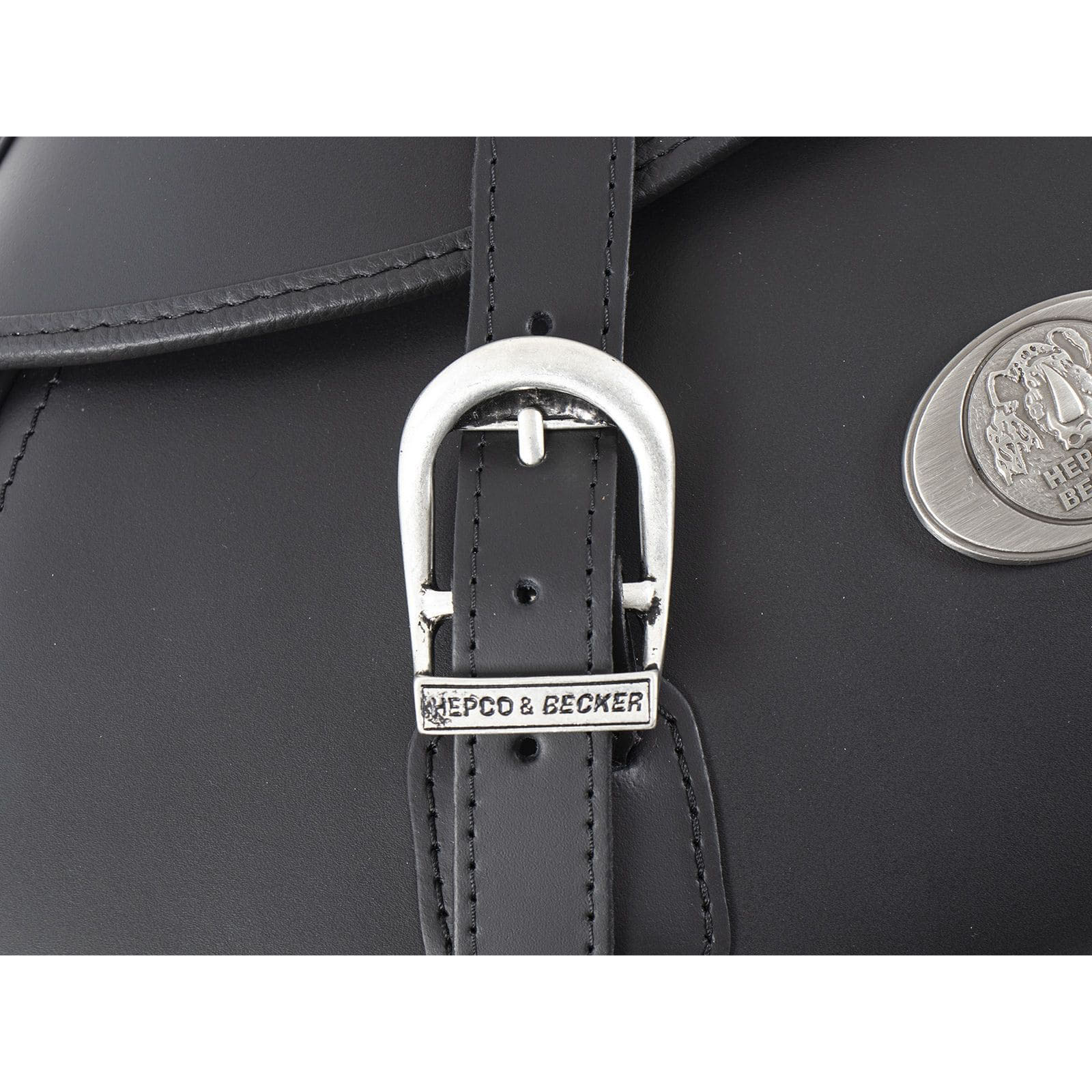 Hepco & Becker-Ledersatteltasche Buffalo für C-Bow schwarz rechts 21 Liter-5580881197010007