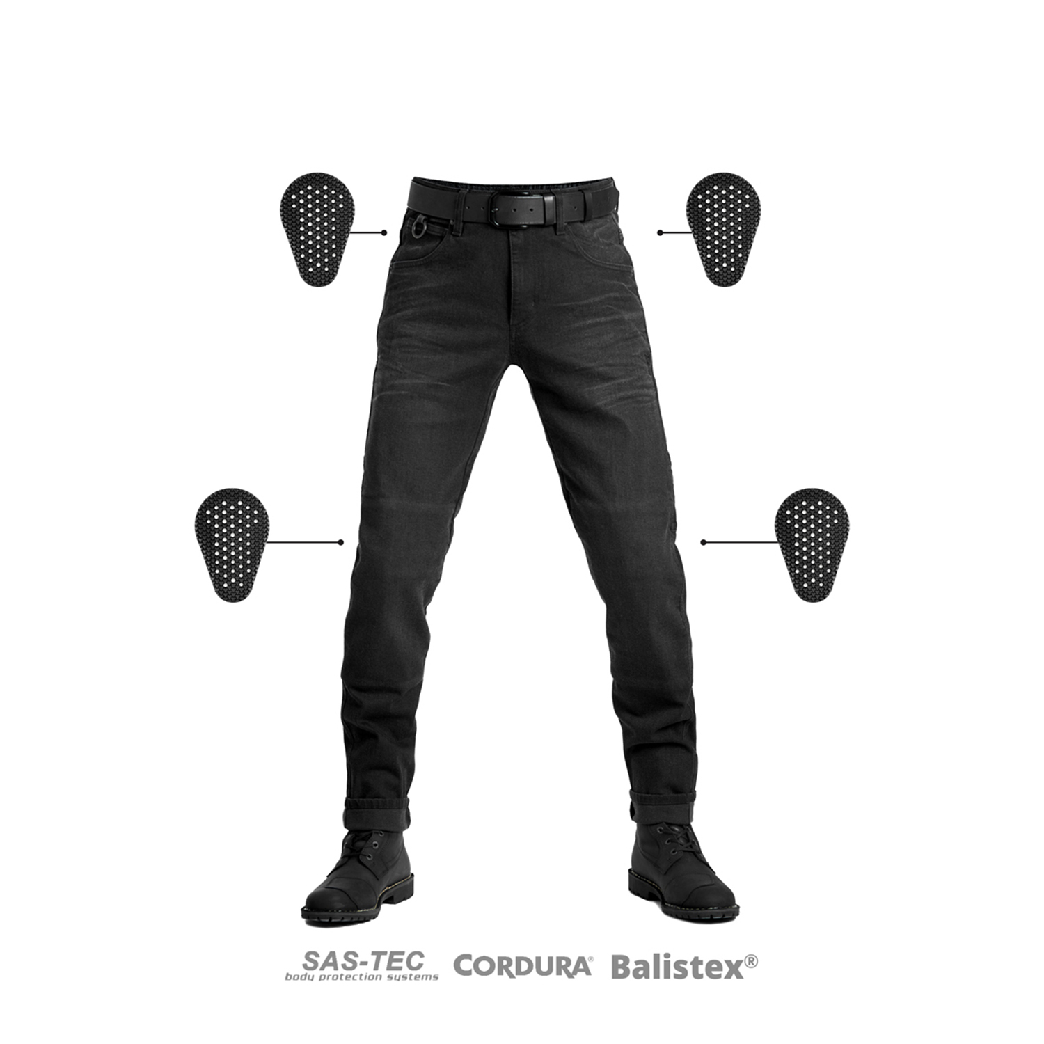 Pando Moto-Boss Dyn 01 Motorradjeans Slim-Fit-2100801999001230