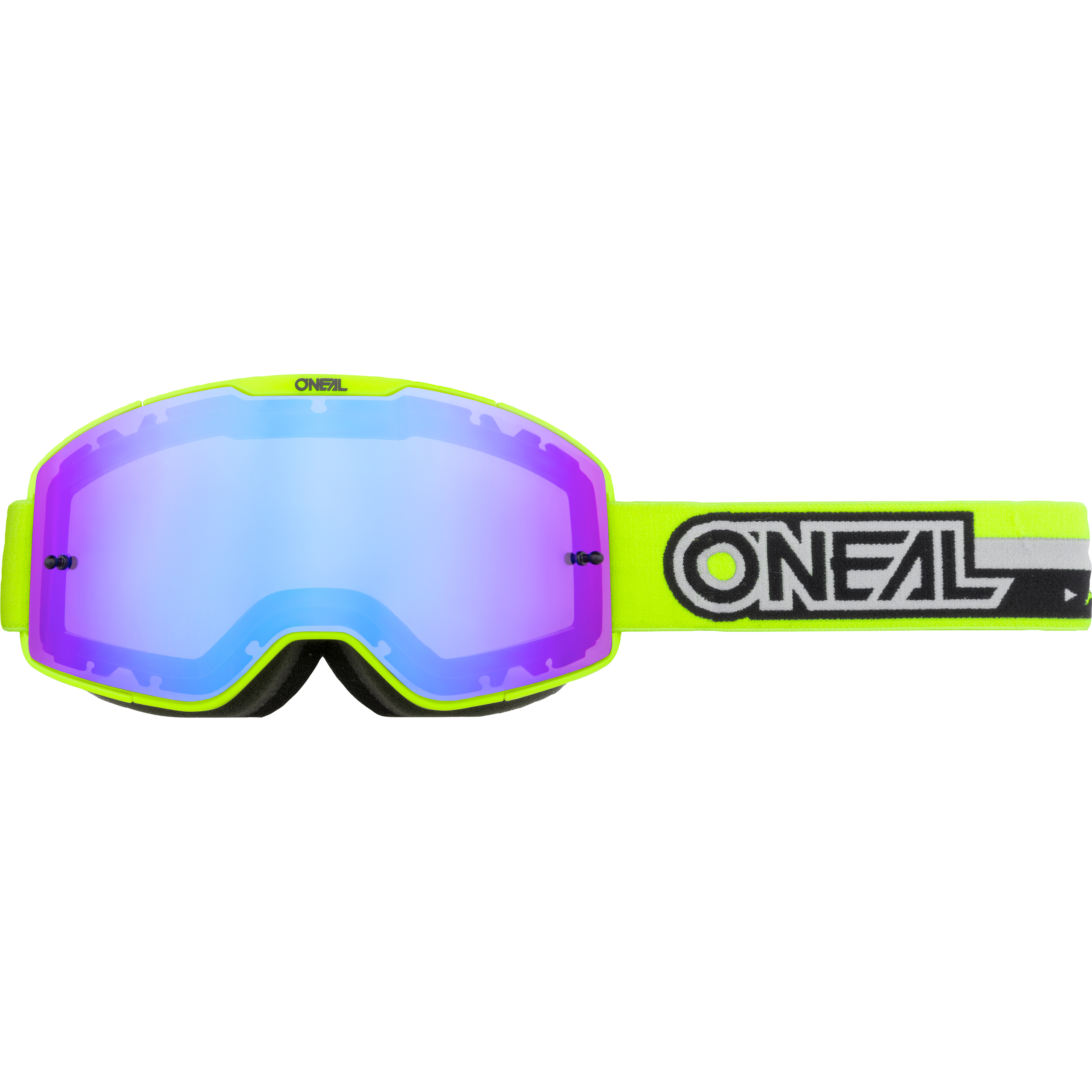 O'Neal-B-20 Flat Crossbrille Proxy neongelb/schwarz/blau-4504931999053999