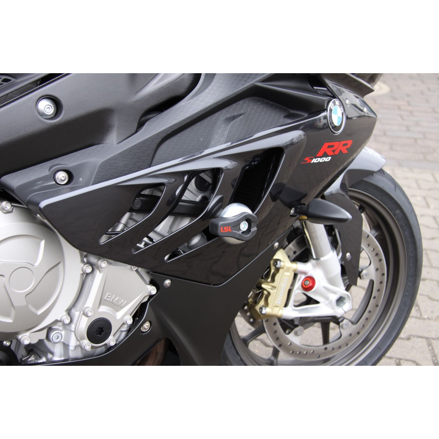LSL Sturzpadanbausatz Crash Pad für BMW S 1000 RR 2010-2014 - Motorradteile & Ersatzteile - Anbauteile