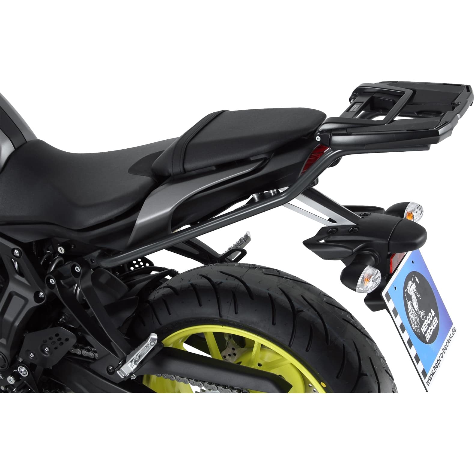 Hepco & Becker Easyrack Gepäckträger anthrazit für Yamaha MT-07 2021-2024 - Motorradzubehör - Motorradgepäck