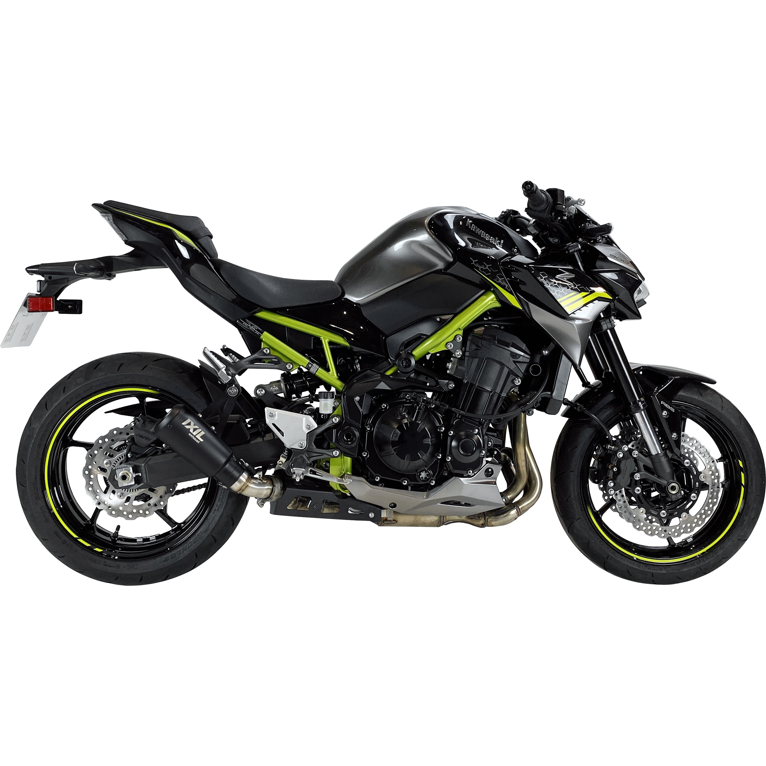 IXIL RB Auspuff schwarz slip-on für Kawasaki Z 900 2020- (ZR900F) - Motorradteile & Ersatzteile - Auspuff