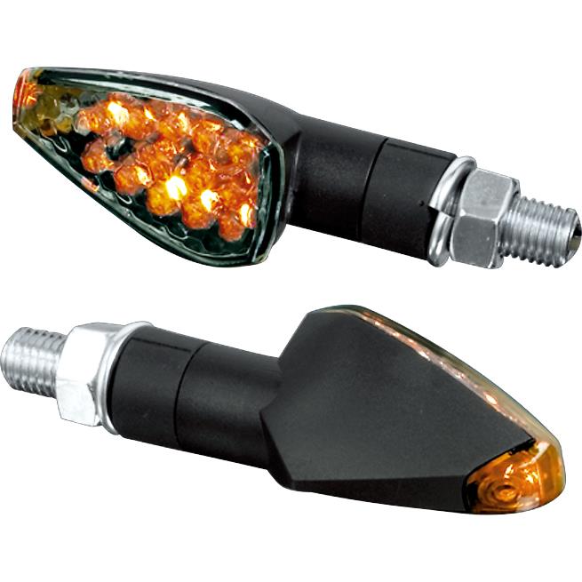 HIGHSIDER smart-LED Blinkerpaar Peak M10 kurz schwarz, klares Glas-5706411020000914
